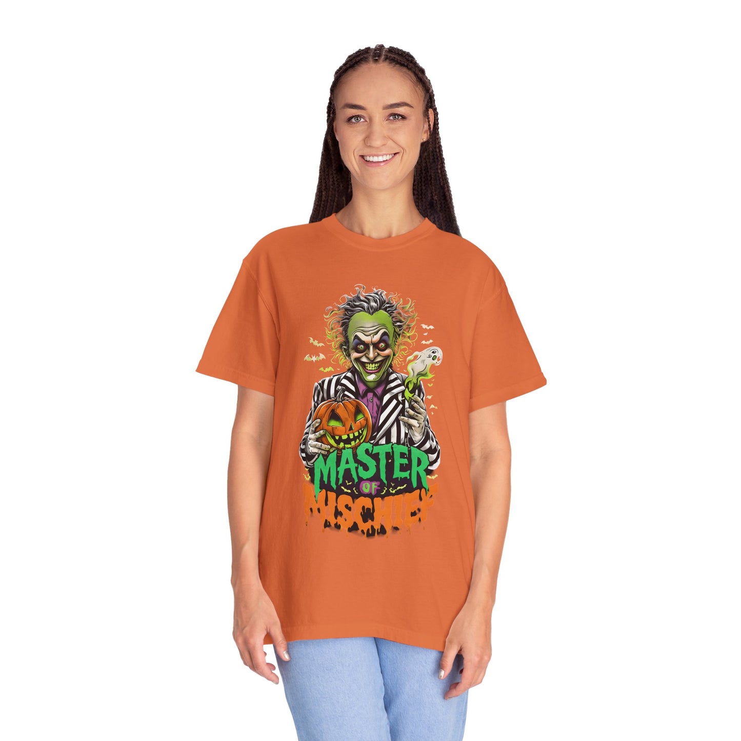 Master of Mischief Unisex T-Shirt, Halloween Party Shirt, Costume Tee, Spooky Gift, Fall Apparel, Graphic Tee