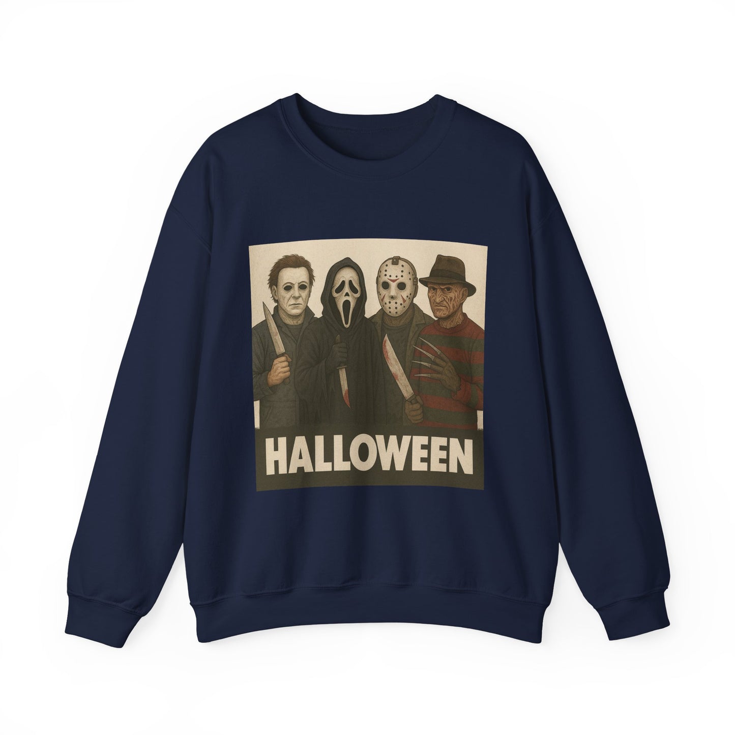 Spooky Movie Crewneck Sweatshirt - Halloween Horror Apparel
