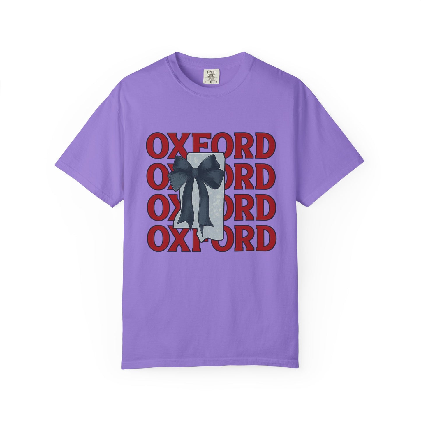 Oxford Bow Graphic Tee, Casual Unisex T-shirt, Gift for Students, College Apparel, Trendy Fashion Top, Birthday Gift