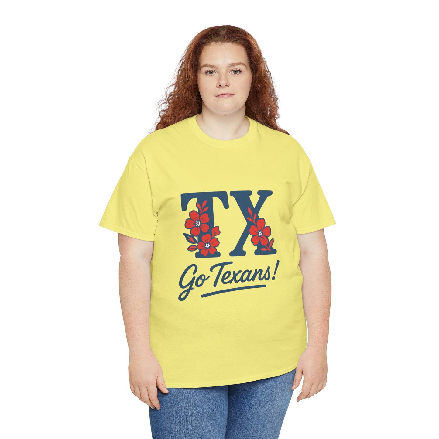 Texas Pride Unisex Cotton Tee | Go Texans! T-Shirt, Casual Wear, Game Day Shirt, Gift for Fans, Spring/Summer Style
