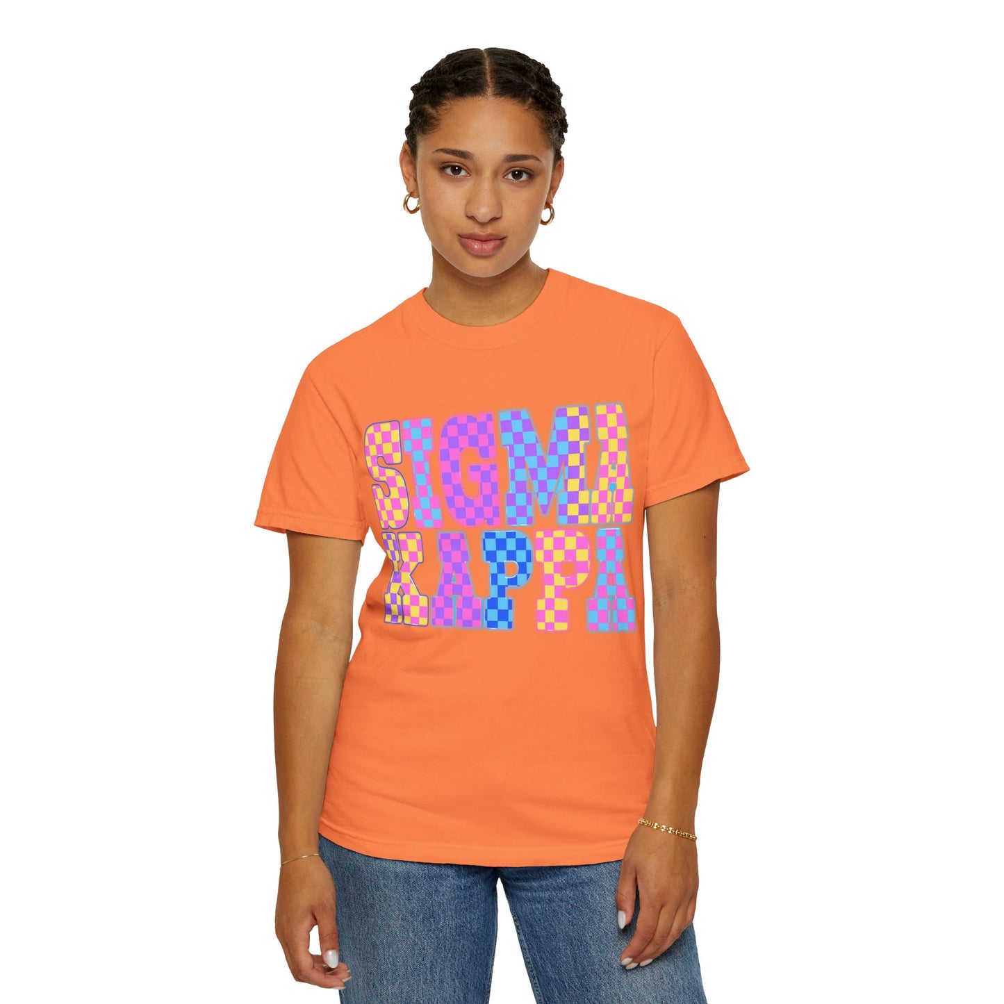 Colorful SigmaKappa T-Shirt - Unisex Garment-Dyed