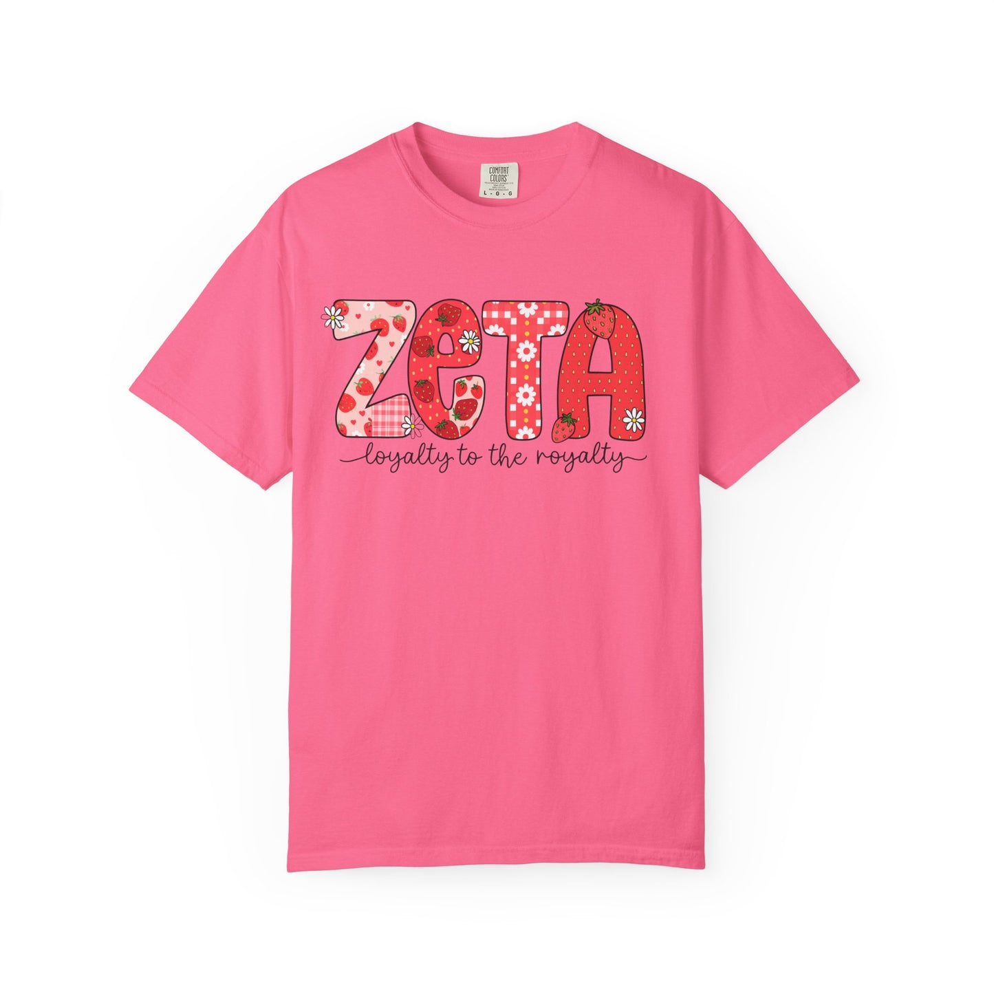 ZTALoyalty T-Shirt, Unisex Garment-Dyed Tee, Perfect for Sorority Events, Greek Life Apparel, Custom Festive Shirt, Everyday Casual Wear