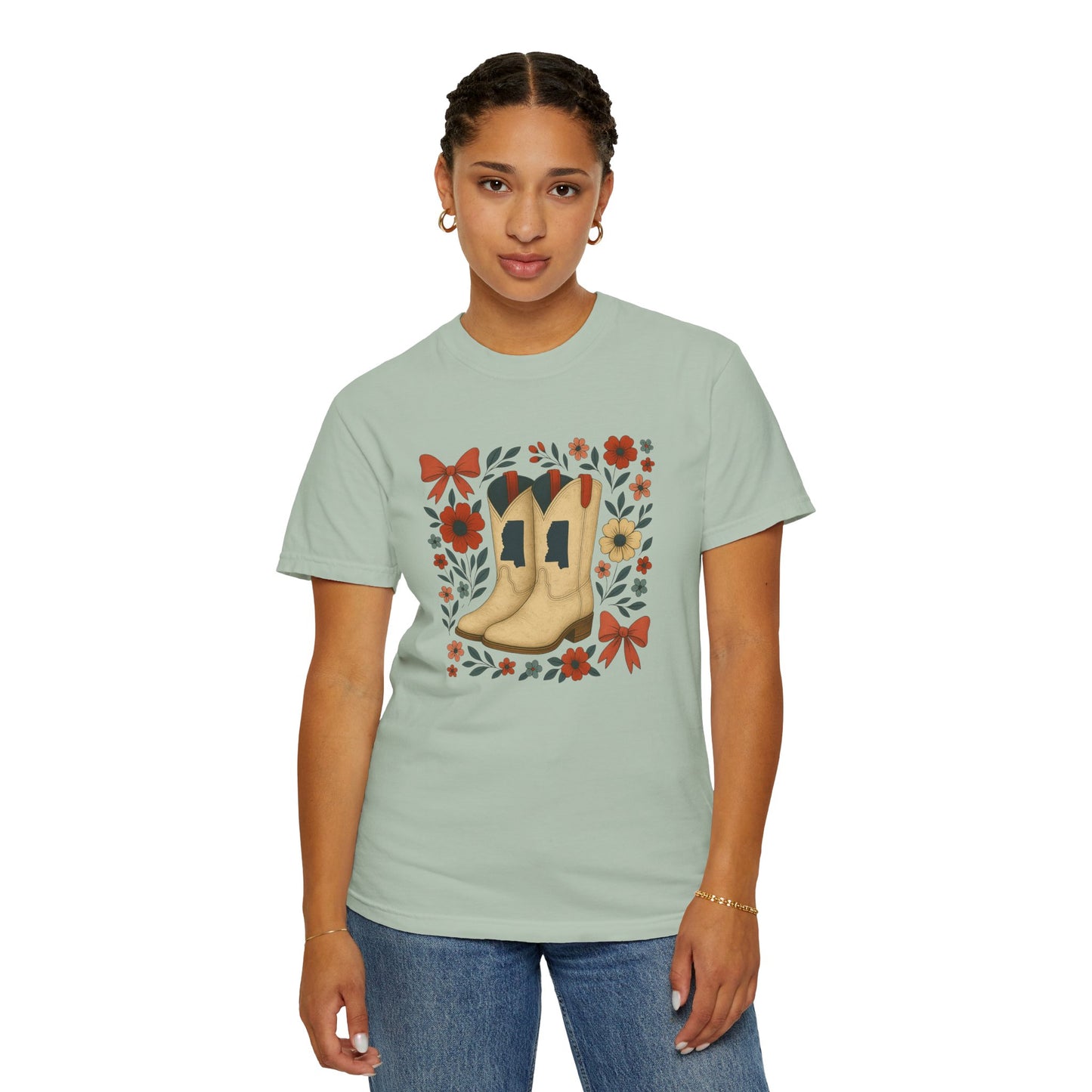 Mississippi Coquette Bow Unisex Tee - Ole Miss Fan Gift
