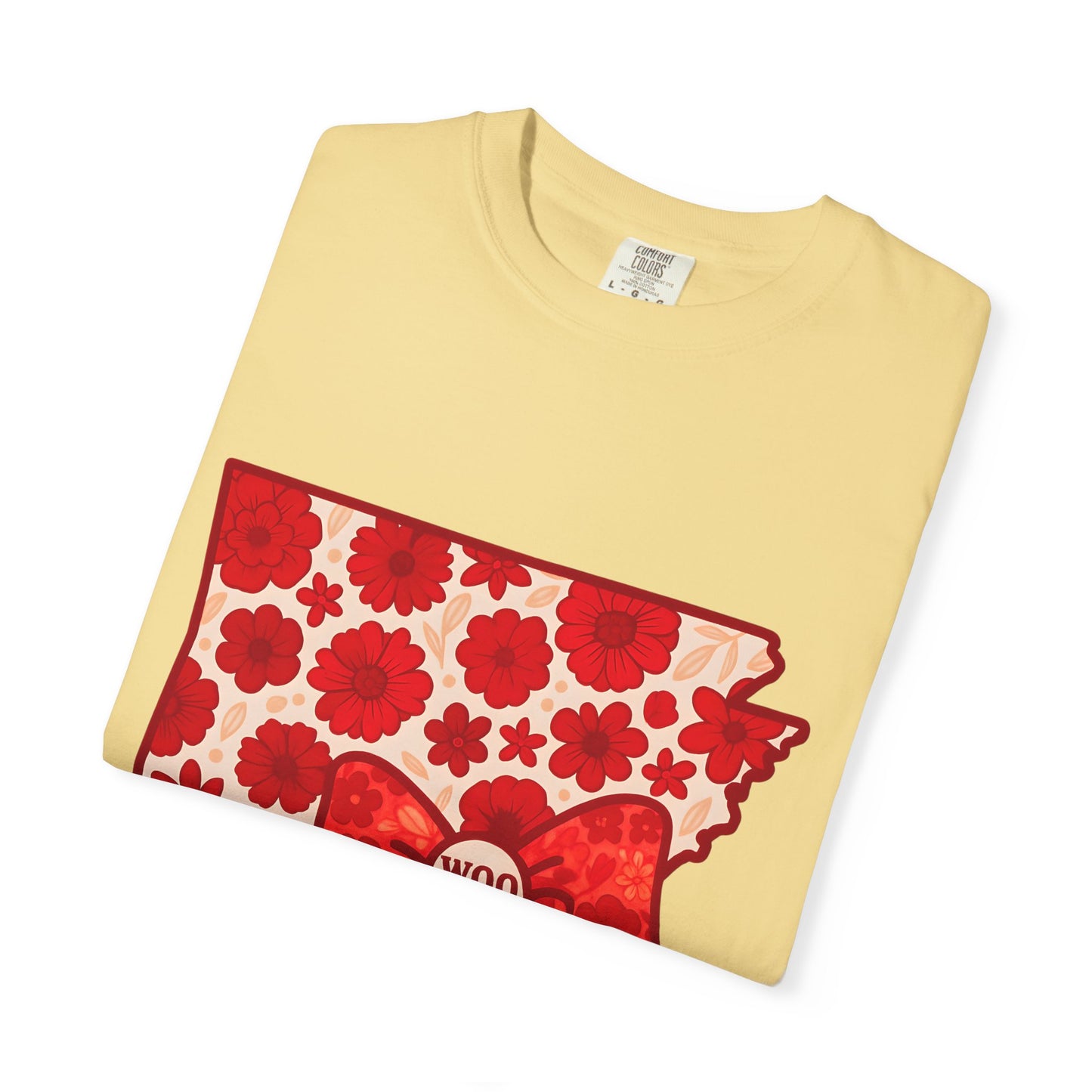 Arkansas Floral T-shirt - Women's & Men's Gift, Summer Tee, State Pride Shirt, Comfort Colors