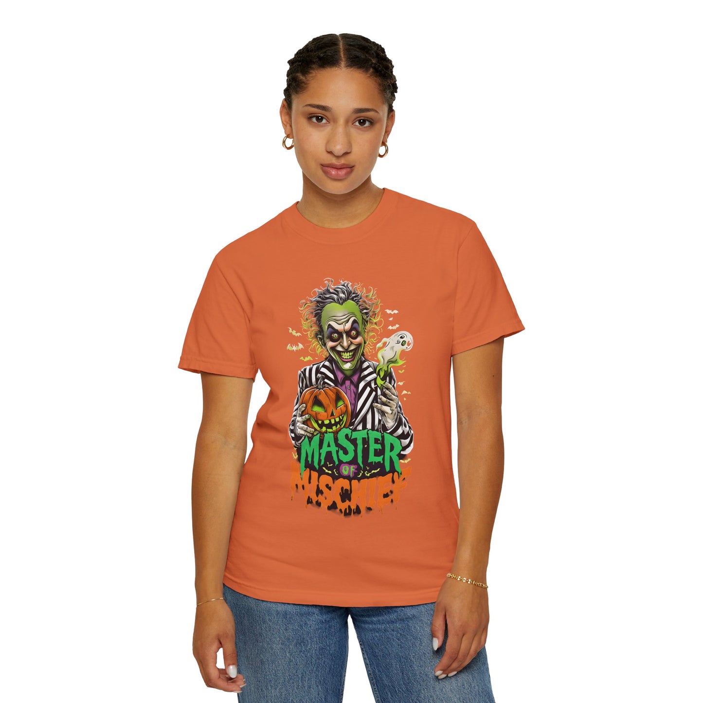 Master of Mischief Unisex T-Shirt, Halloween Party Shirt, Costume Tee, Spooky Gift, Fall Apparel, Graphic Tee
