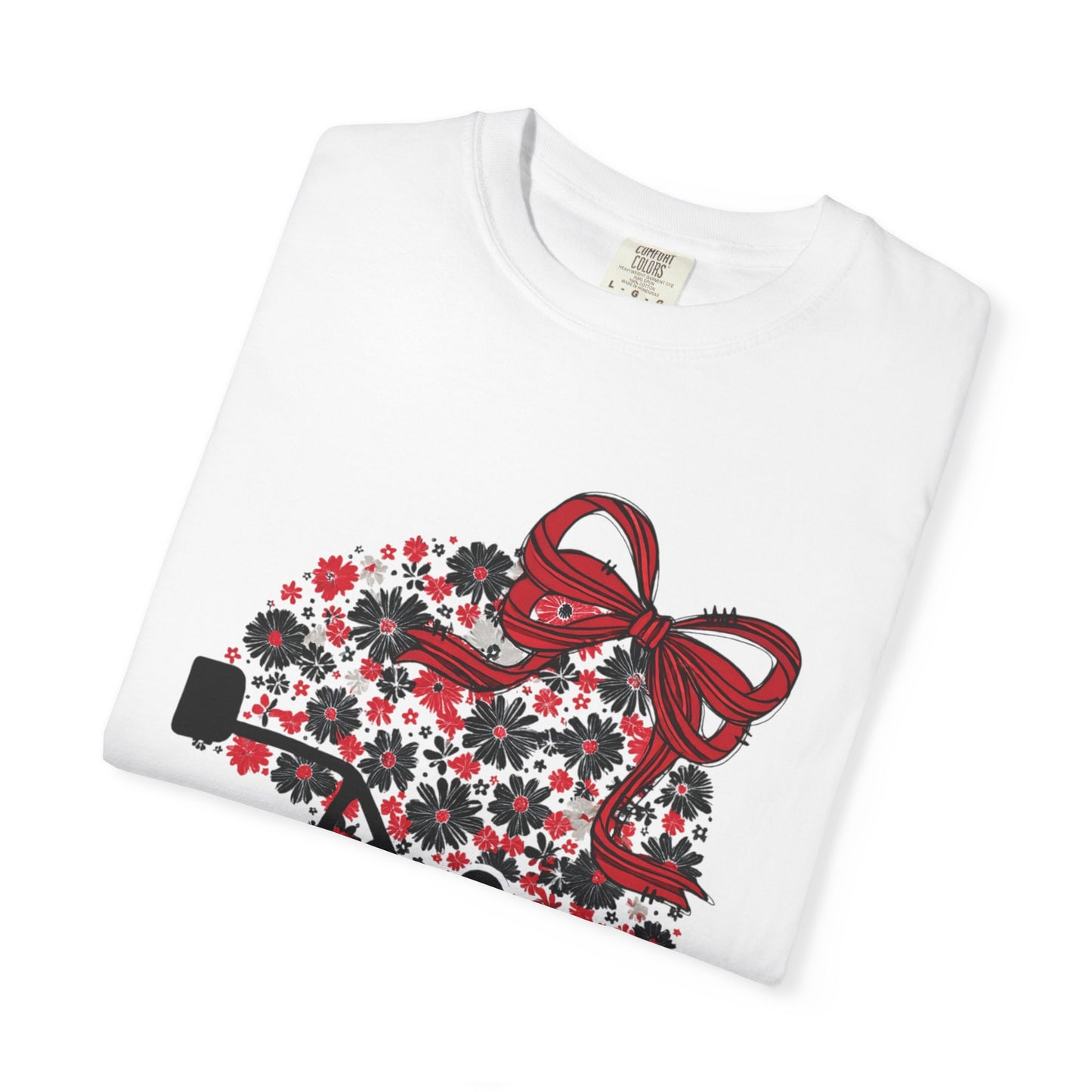 Floral Game Day T-Shirt for Fans, Unisex Apparel, Sports Tee for Tailgating, Perfect for Football Season, Gift for Team Supporters