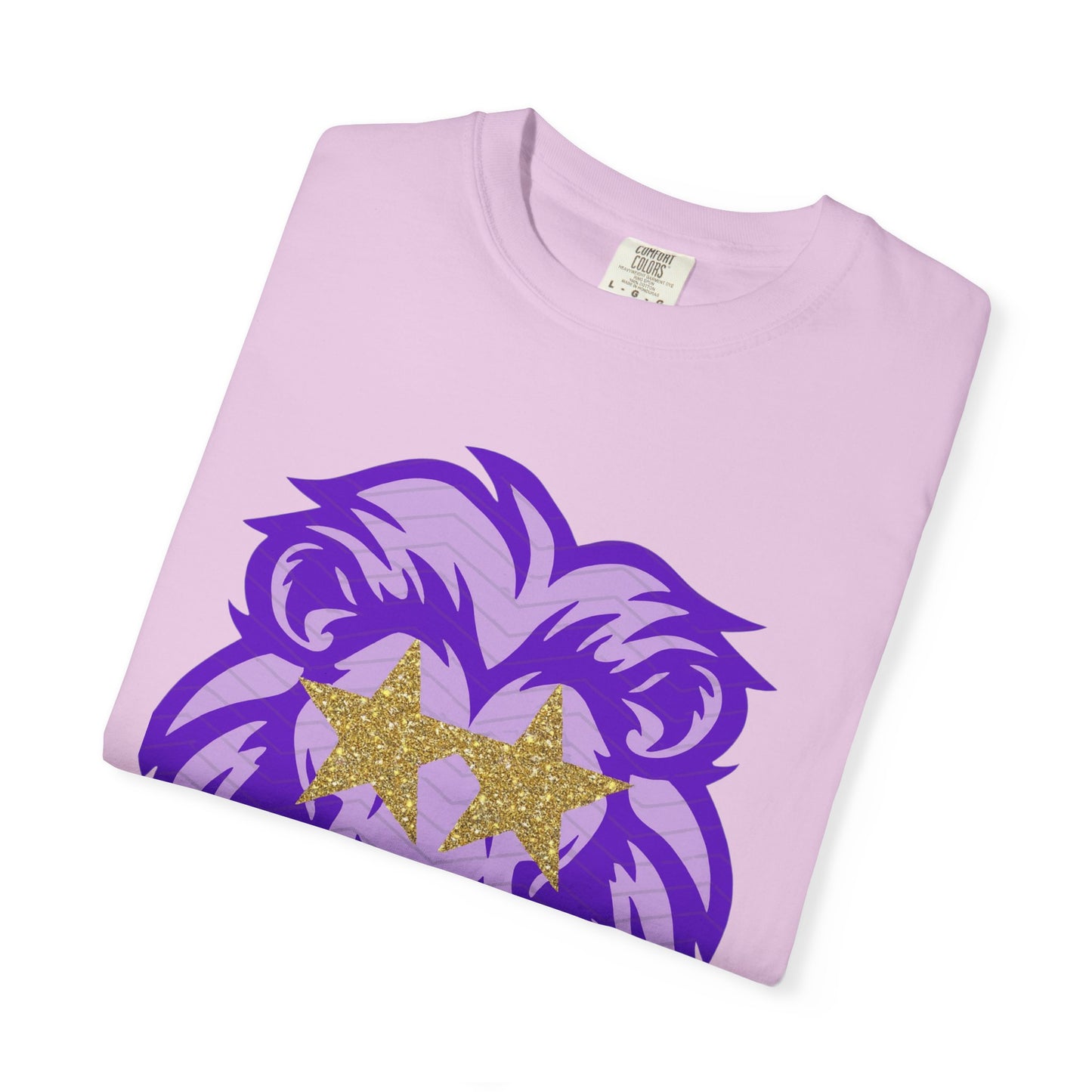 Purple Lion Graphic T-Shirt