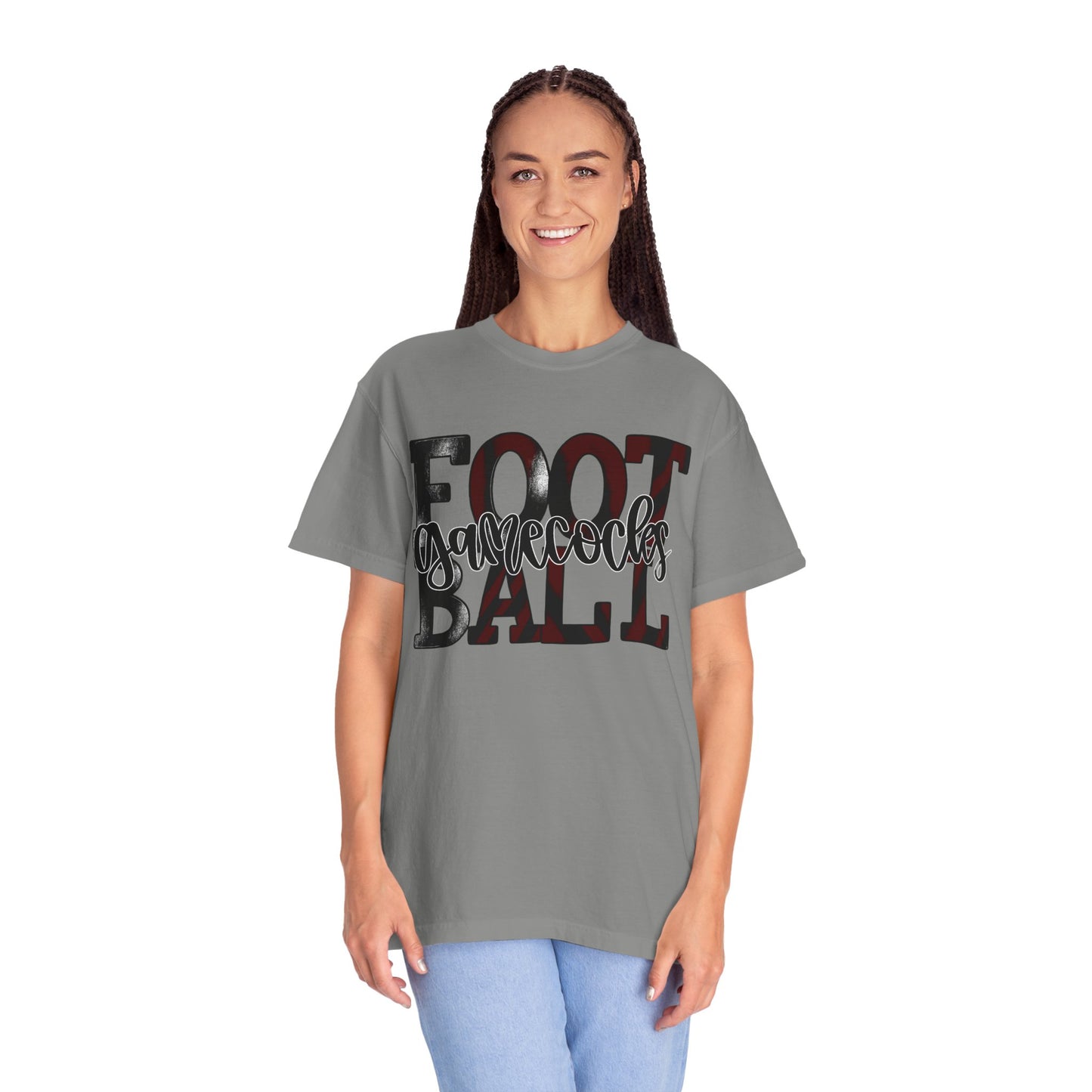 Game Day Football Tee - Unisex Garment-Dyed T-shirt for Fans