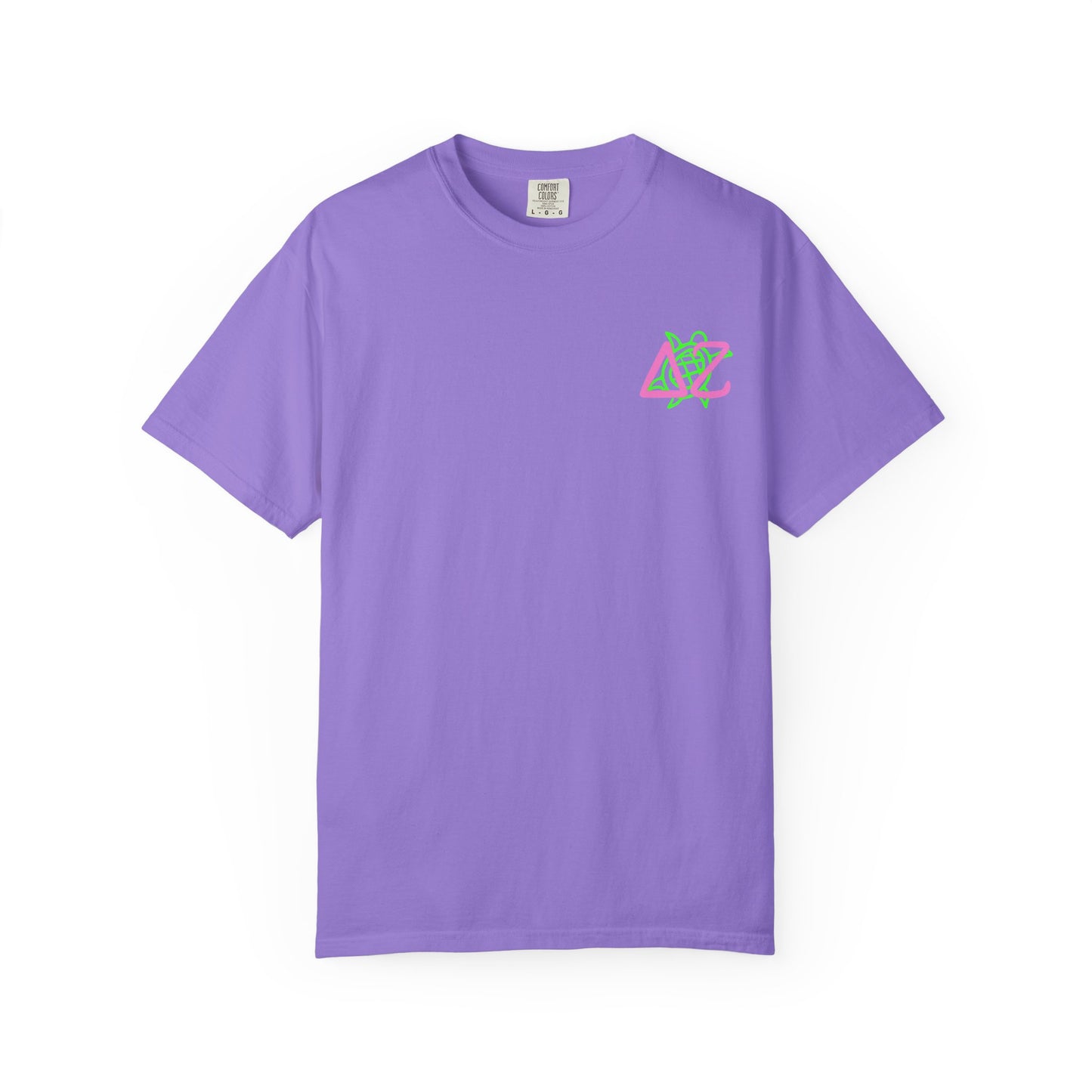 Delta Zeta Unisex T-Shirt, Sorority Shirt, Garment-Dyed Tee, Cute College Top, Sisterhood Apparel, Gift for Sorority Sisters