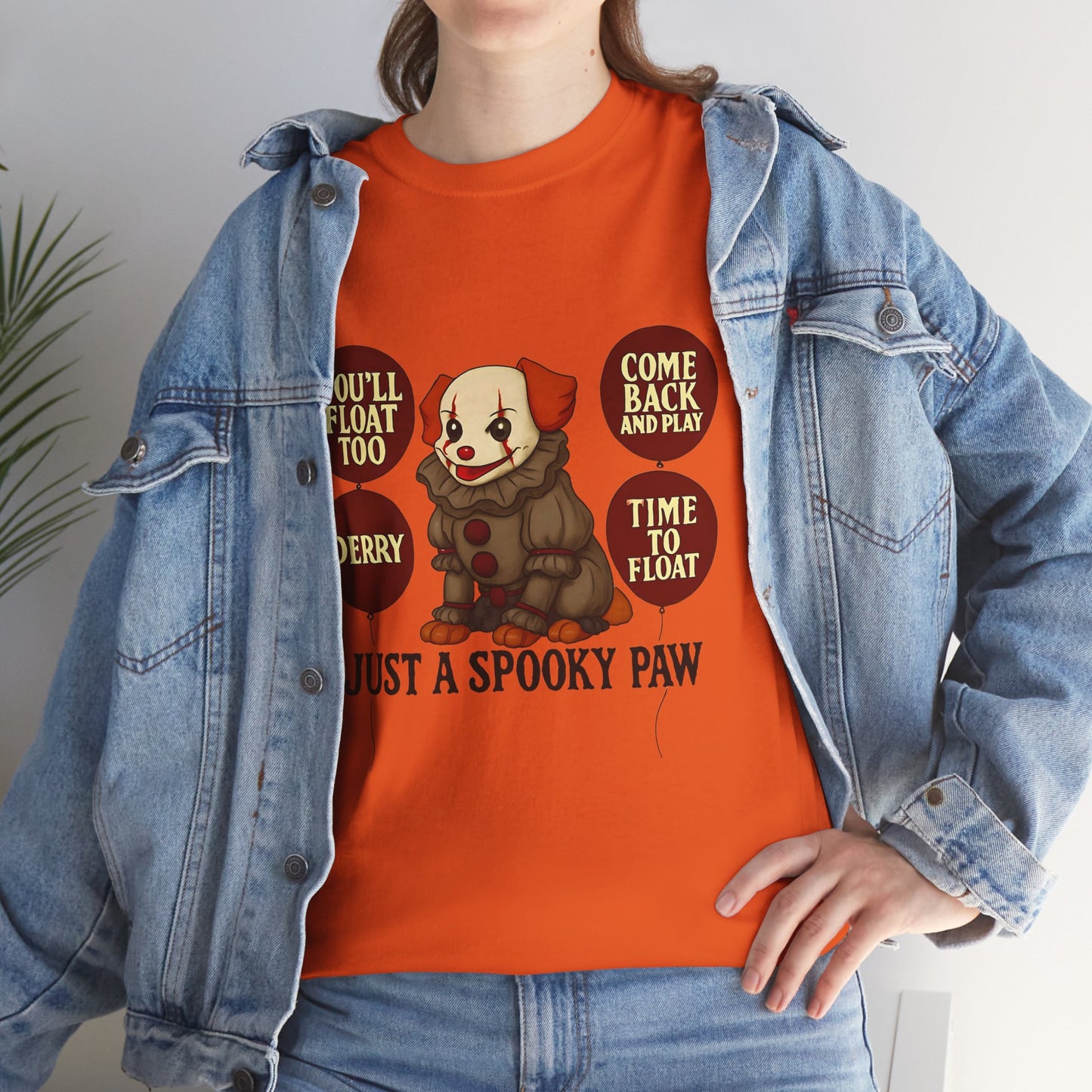 Spooky Dog Tee Clown Pup Pennywise