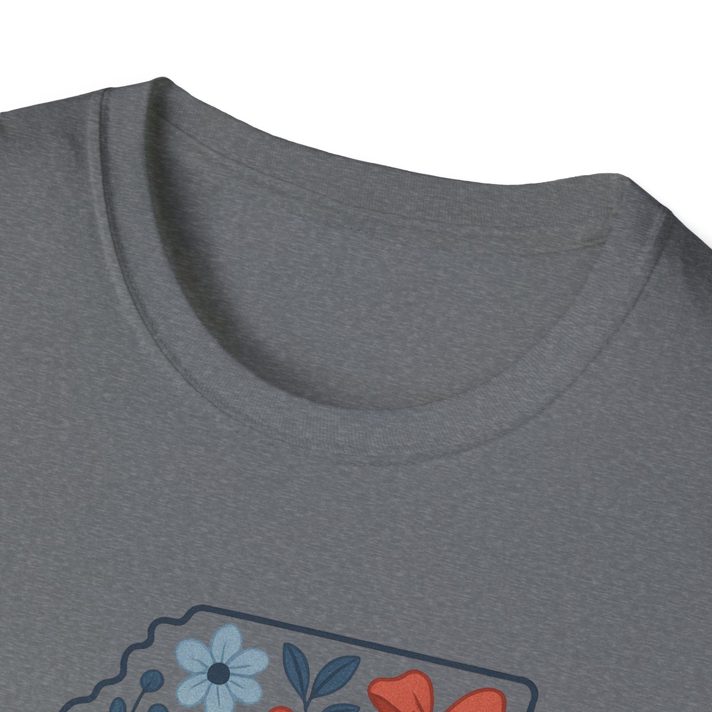 Mississippi Floral Unisex T-Shirt, Casual Tee, Gift for Her, Summer Apparel, Nature Lover Shirt, State Pride Clothing