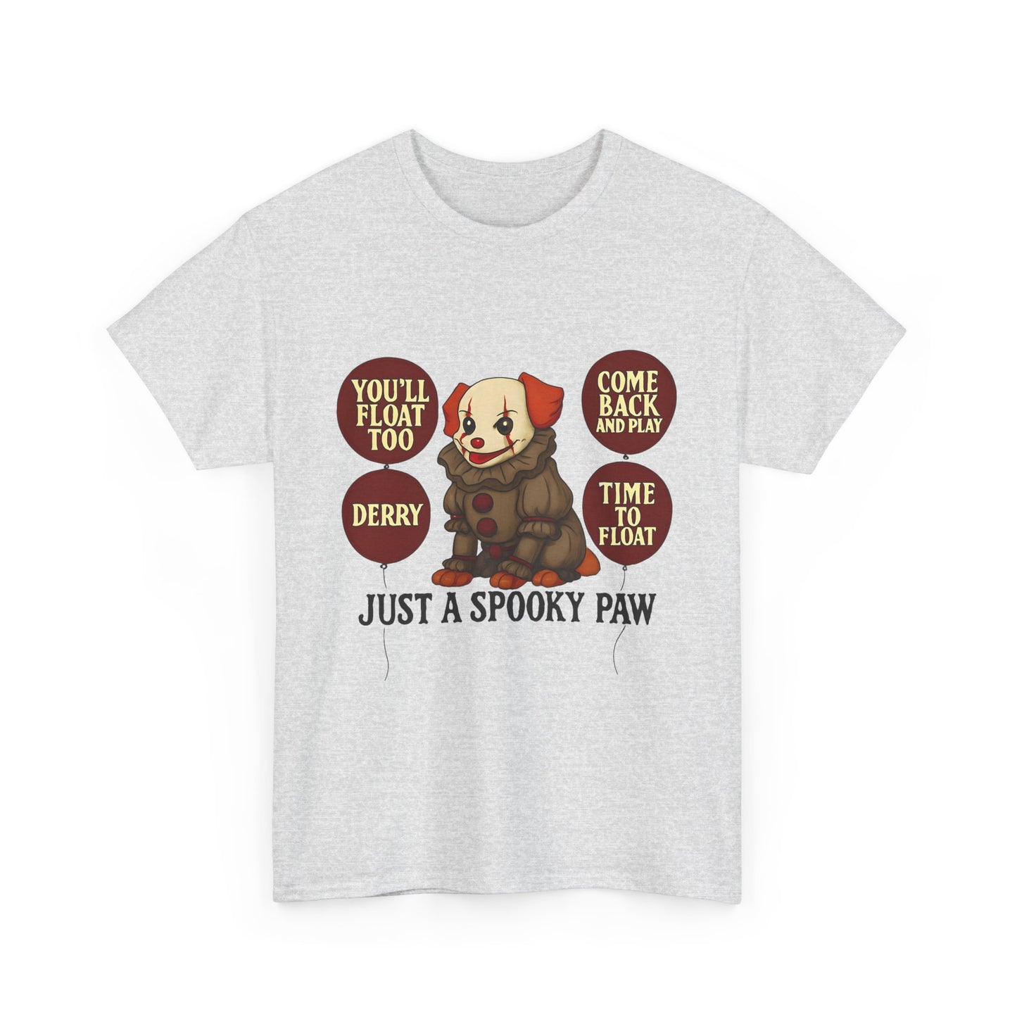Spooky Dog Tee Clown Pup Pennywise