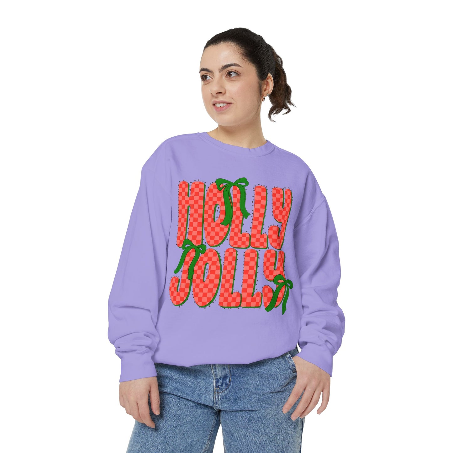 Holly Jolly Sweatshirt — Festive Christmas Holiday Pullover