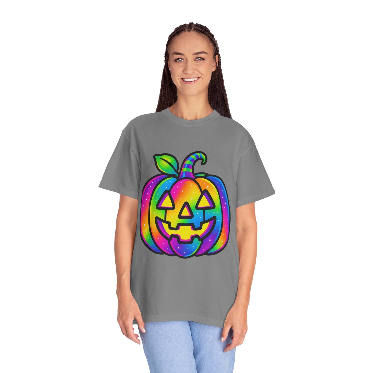 Colorful Pumpkin T-shirt for Halloween