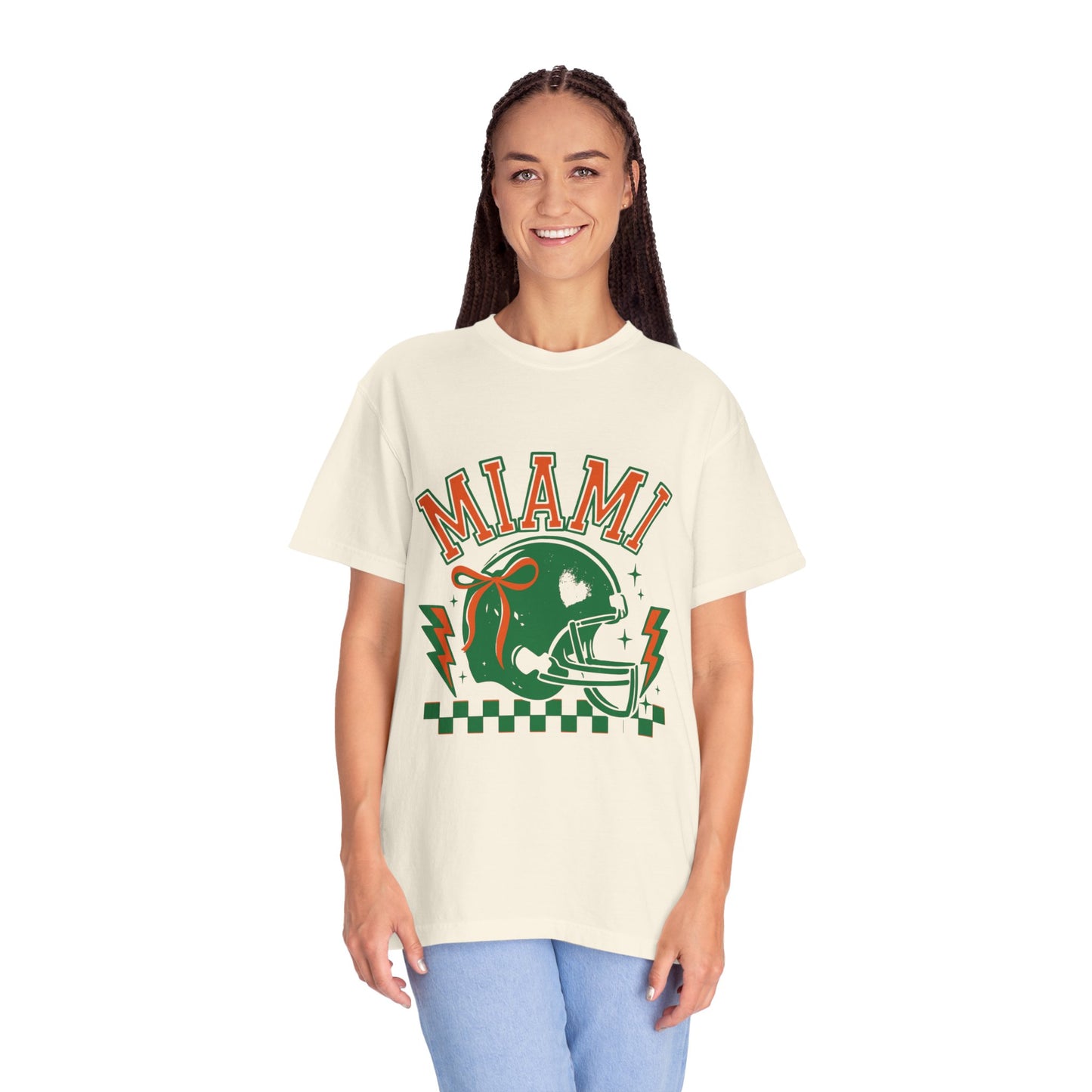 Miami Football Garment-Dyed T-Shirt