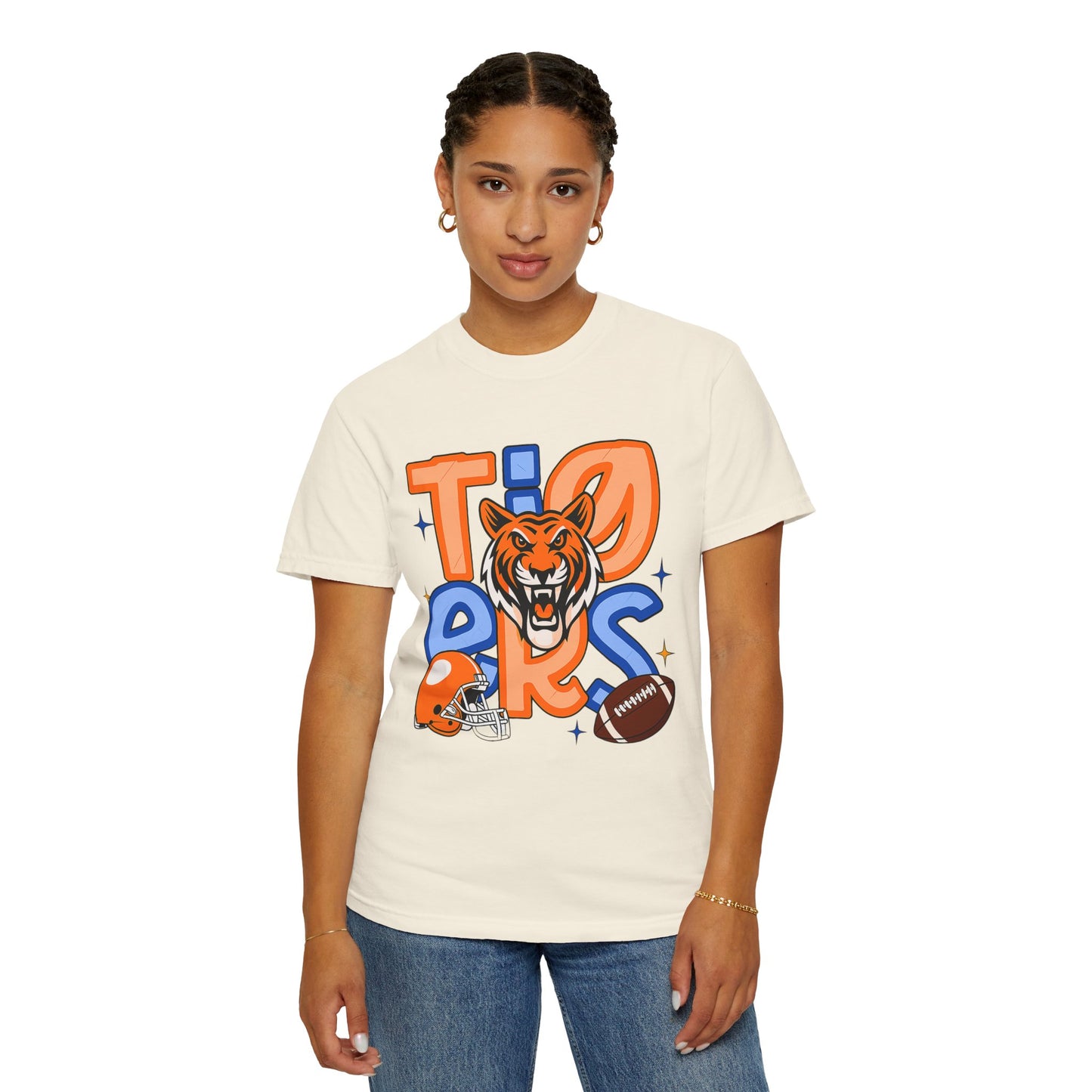 Tigers Unisex Garment-Dyed T-Shirt