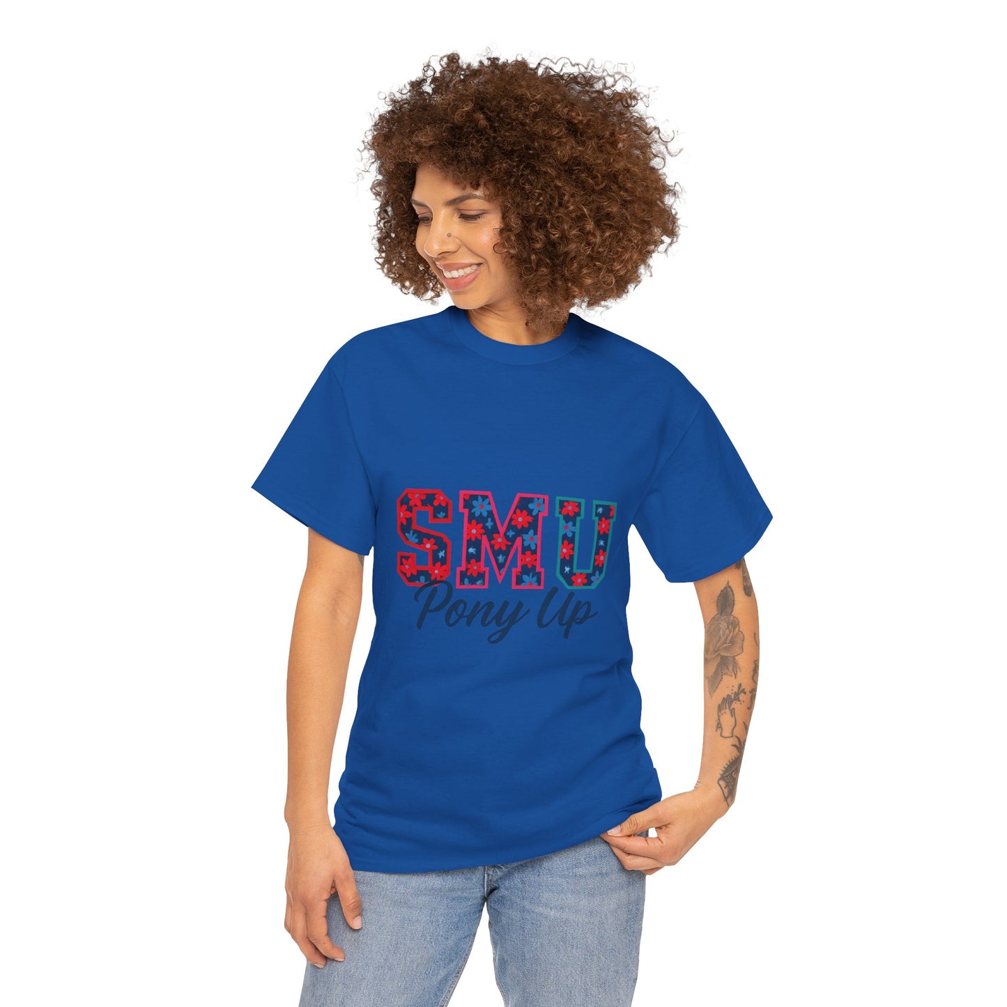 SMU Pony Up Unisex Heavy Cotton Tee, Casual Tees, College Apparel, Perfect Gift for Students, School Spirit Shirt, Comfortable Cotton [...]