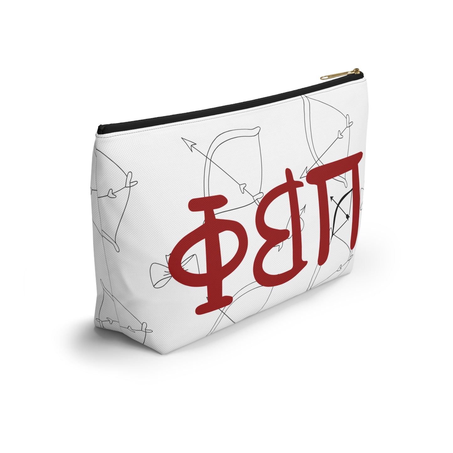Pi Beta Phi Stylish Accessory Pouch, Personalized Cosmetic Bag, Ideal Gift for Friends, Perfect for School, Travel & Organization