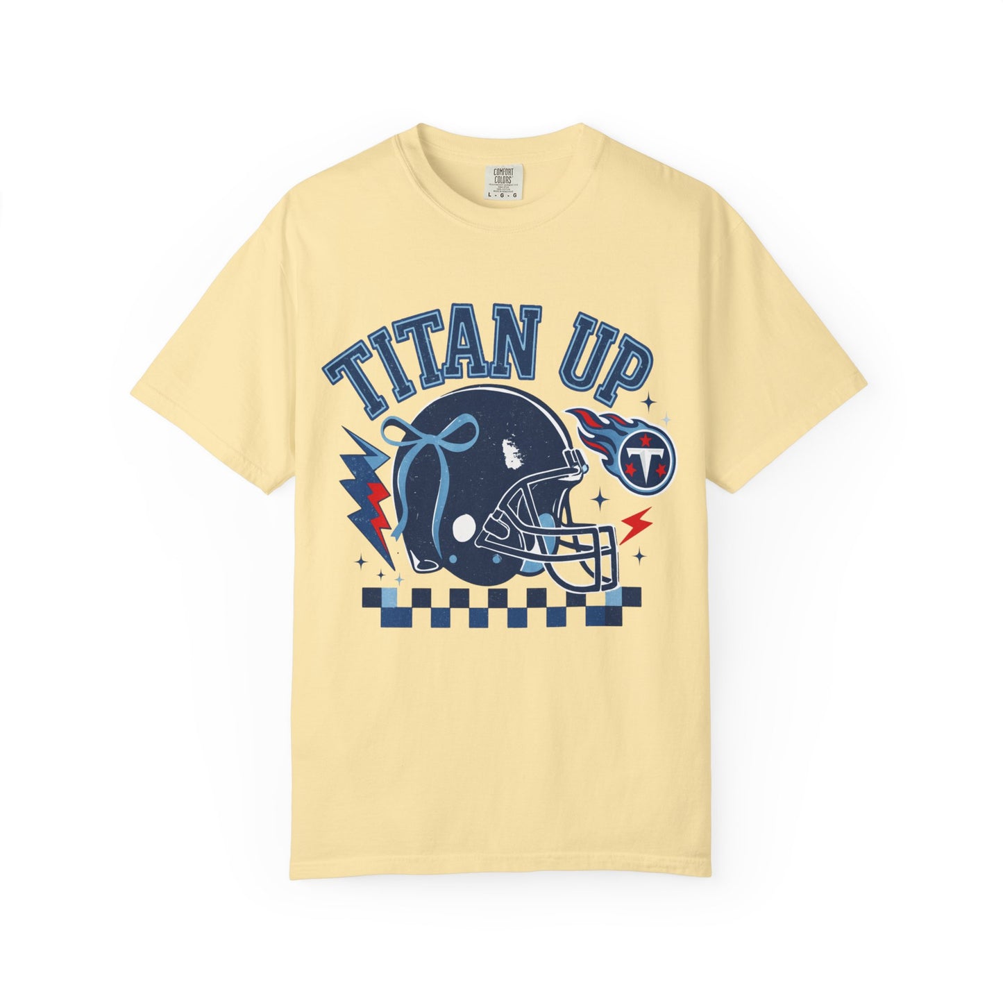 titan up tennessee Unisex Football Tee, Titan Up Shirt for Game Day, Casual Sportswear, Tailgating Apparel, Gift for Fans, Team Spirit Top