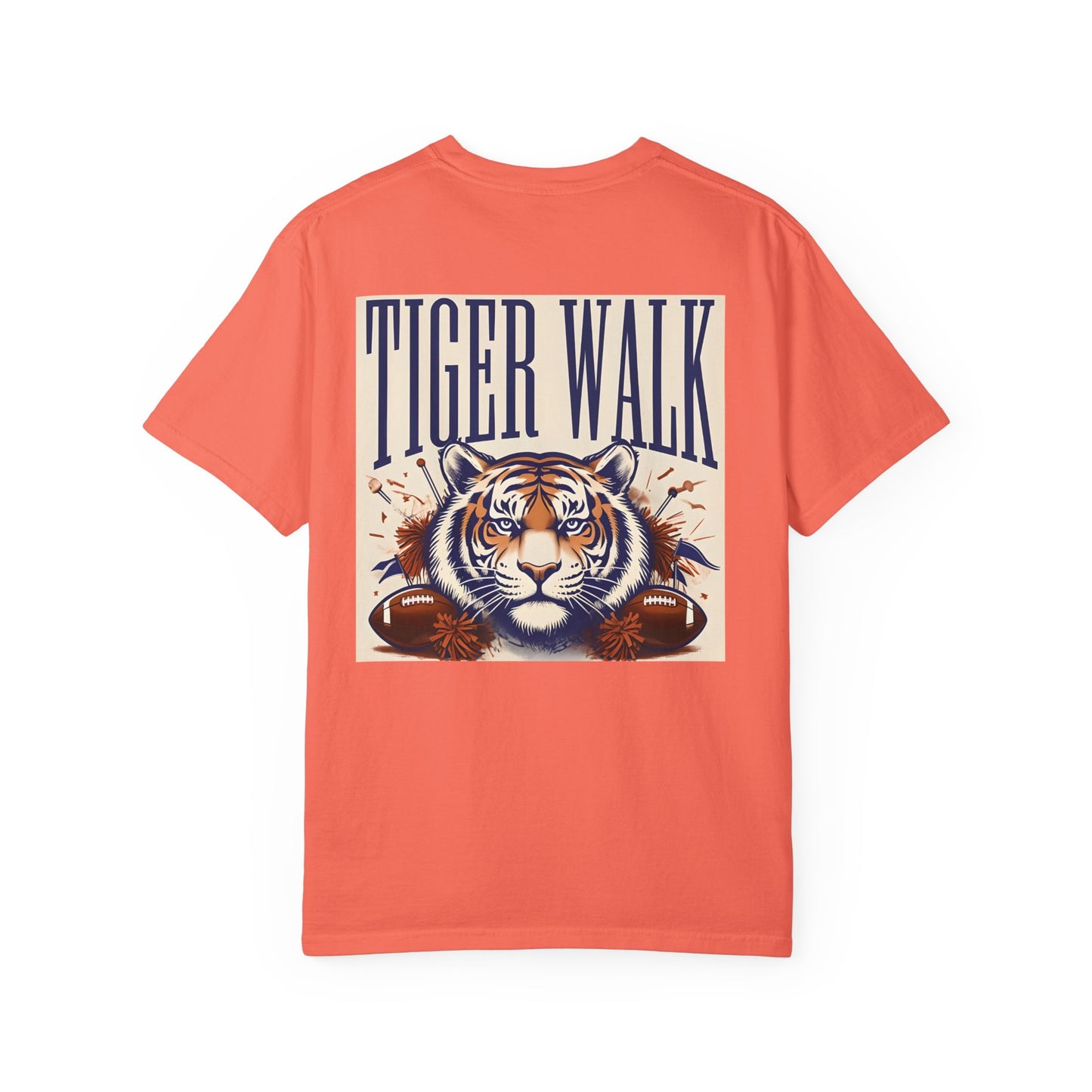 War Eagle Tiger Walk Unisex T-Shirt, Casual Tee, College Apparel, Game Day Shirt, Sports Fan Gear, Gift for Auburn Fans