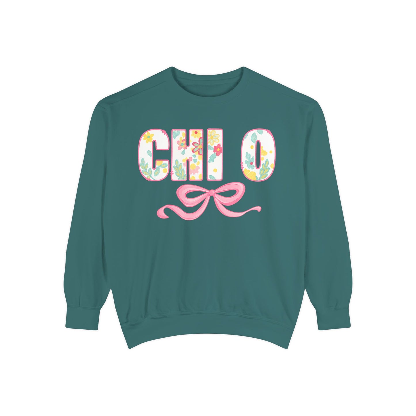 Colorful Floral Chill O Unisex Sweatshirt | Spring Fashion, Gift for Her