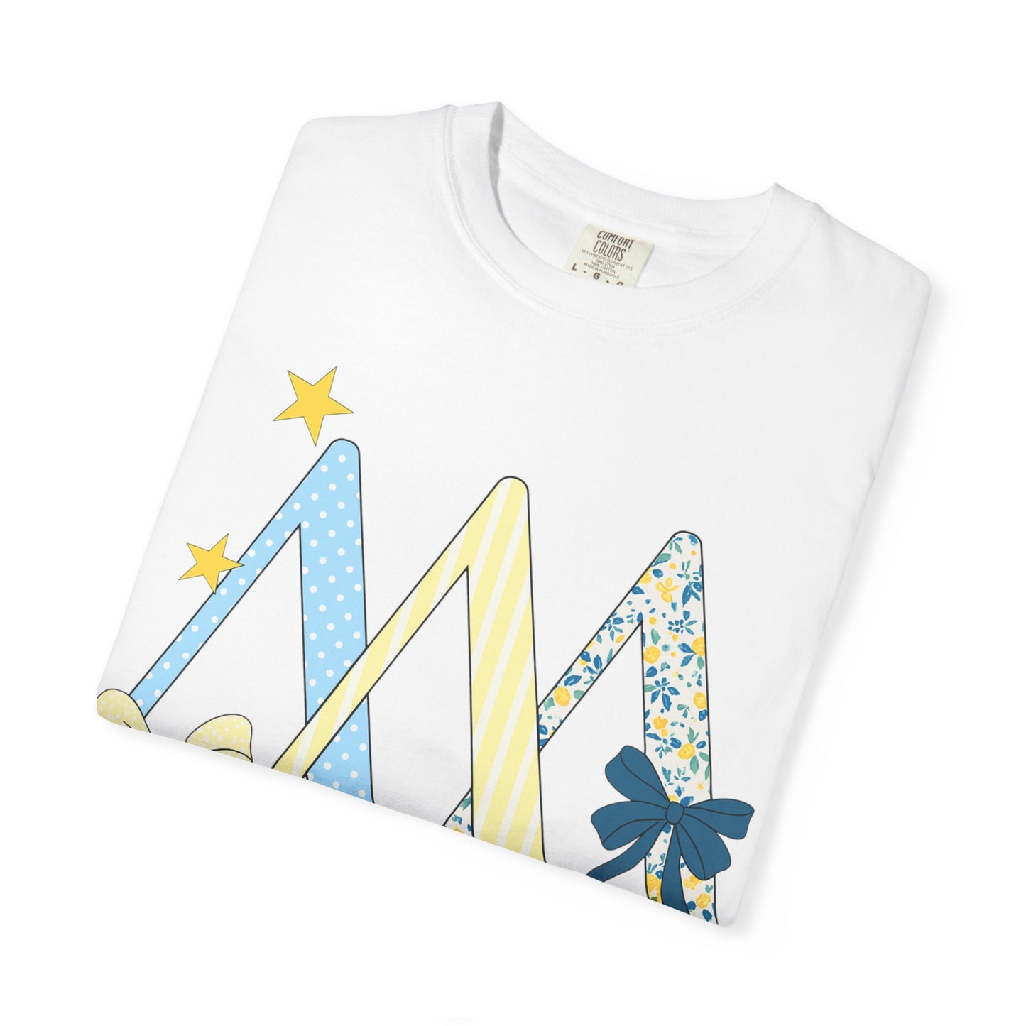 Whimsical yellow and blue Graphic T-Shirt
