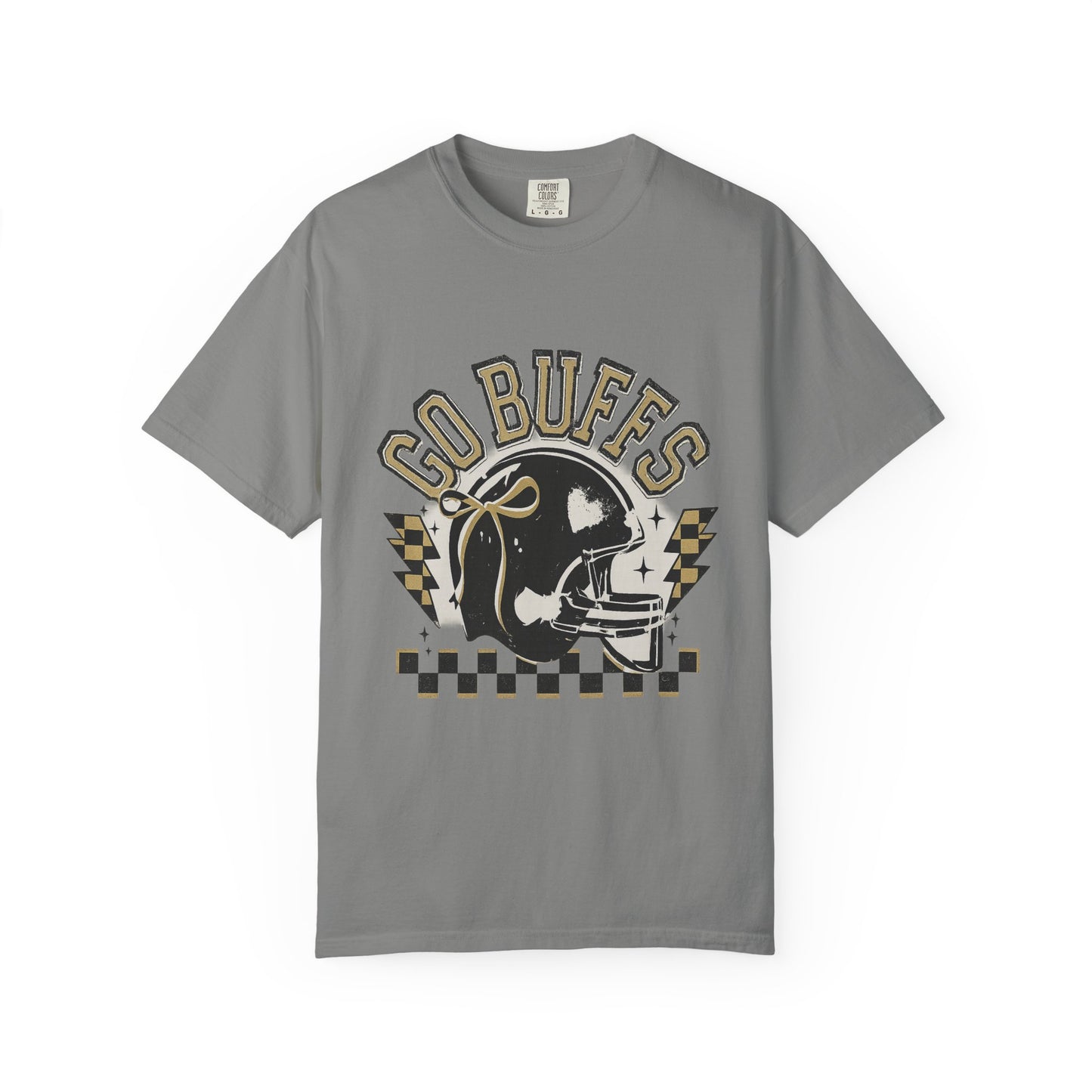 Vintage Sports Fan T-Shirt - Go Buffs Graphic Tee