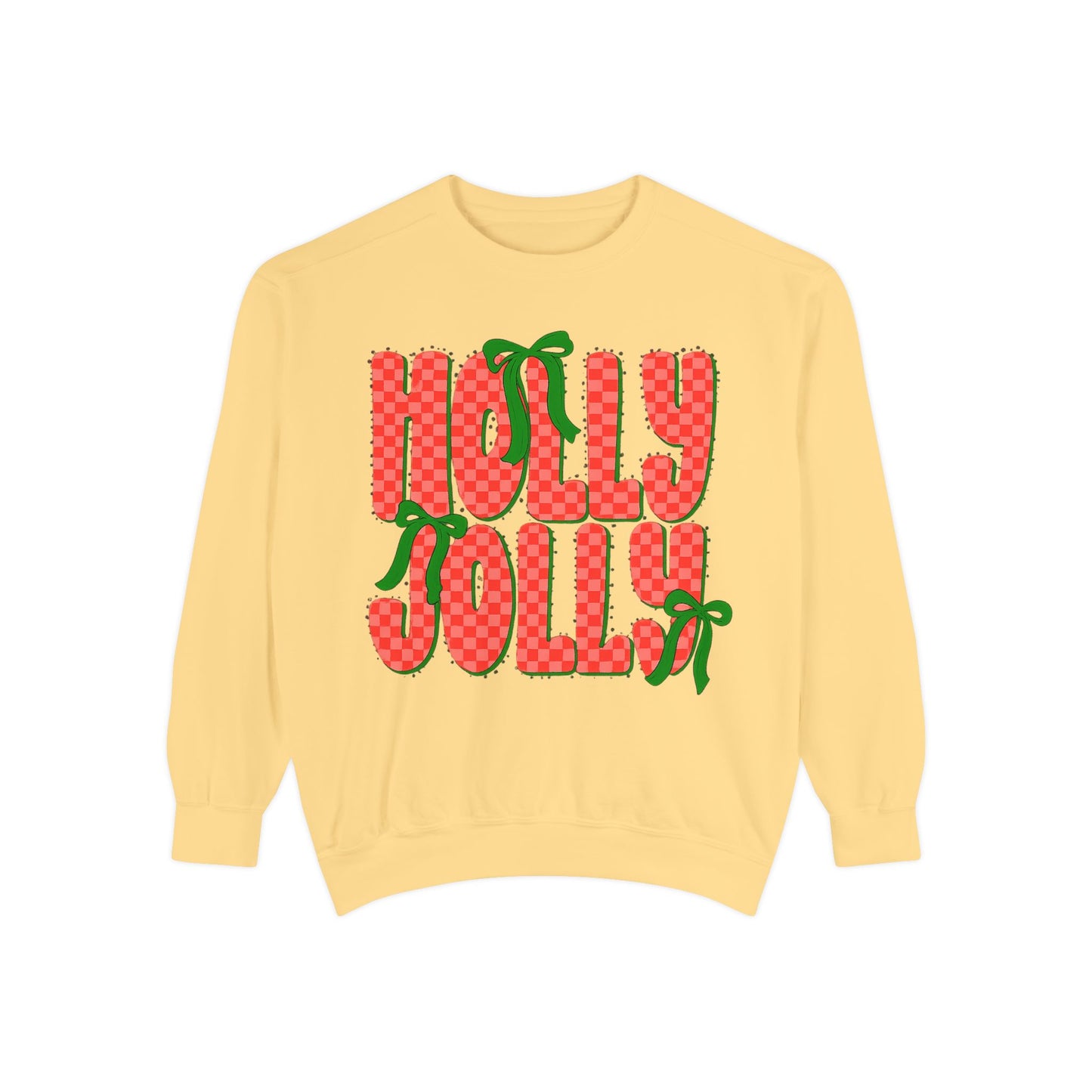 Holly Jolly Sweatshirt — Festive Christmas Holiday Pullover