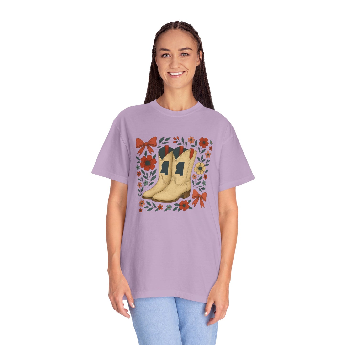 Mississippi Coquette Bow Unisex Tee - Ole Miss Fan Gift