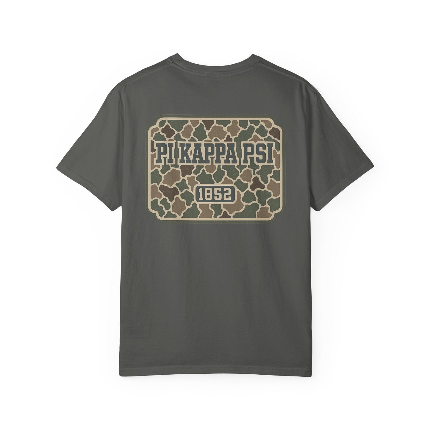 Unisex Garment-Dyed T-shirt with PiKappaPsi Design, Casual Tee, College Apparel, Greek Life Shirt, Unique Gift, Brotherhood T-shirt