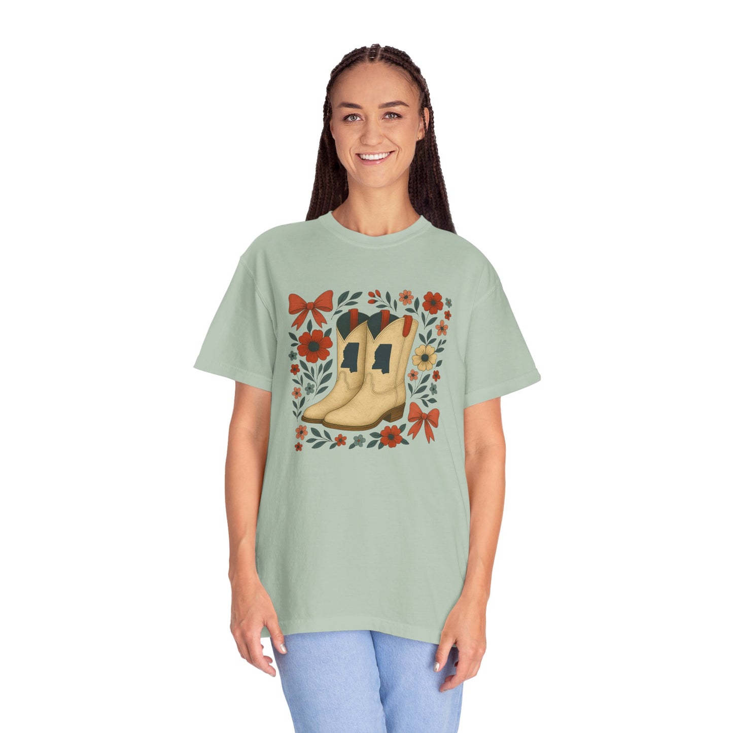 Mississippi Coquette Bow Unisex Tee - Ole Miss Fan Gift