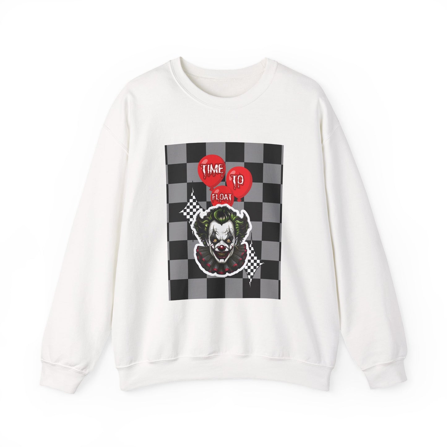 Horror Fan Crewneck Sweatshirt - Time To Float, Love It Or Leave It