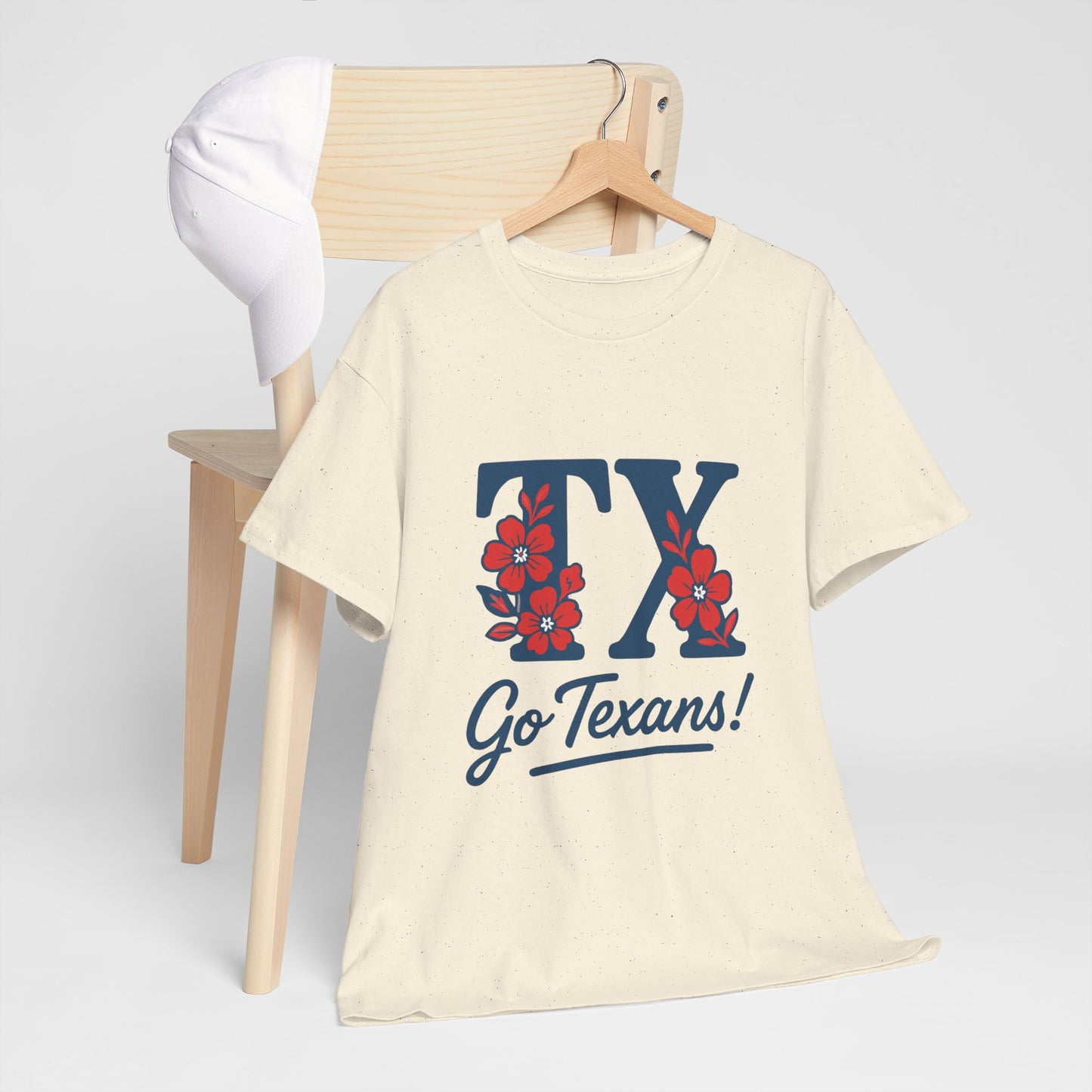 Texas Pride Unisex Cotton Tee | Go Texans! T-Shirt, Casual Wear, Game Day Shirt, Gift for Fans, Spring/Summer Style