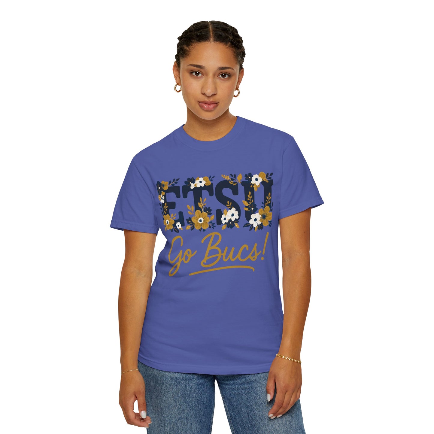 Floral Go Bucs Unisex T-shirt - College Apparel