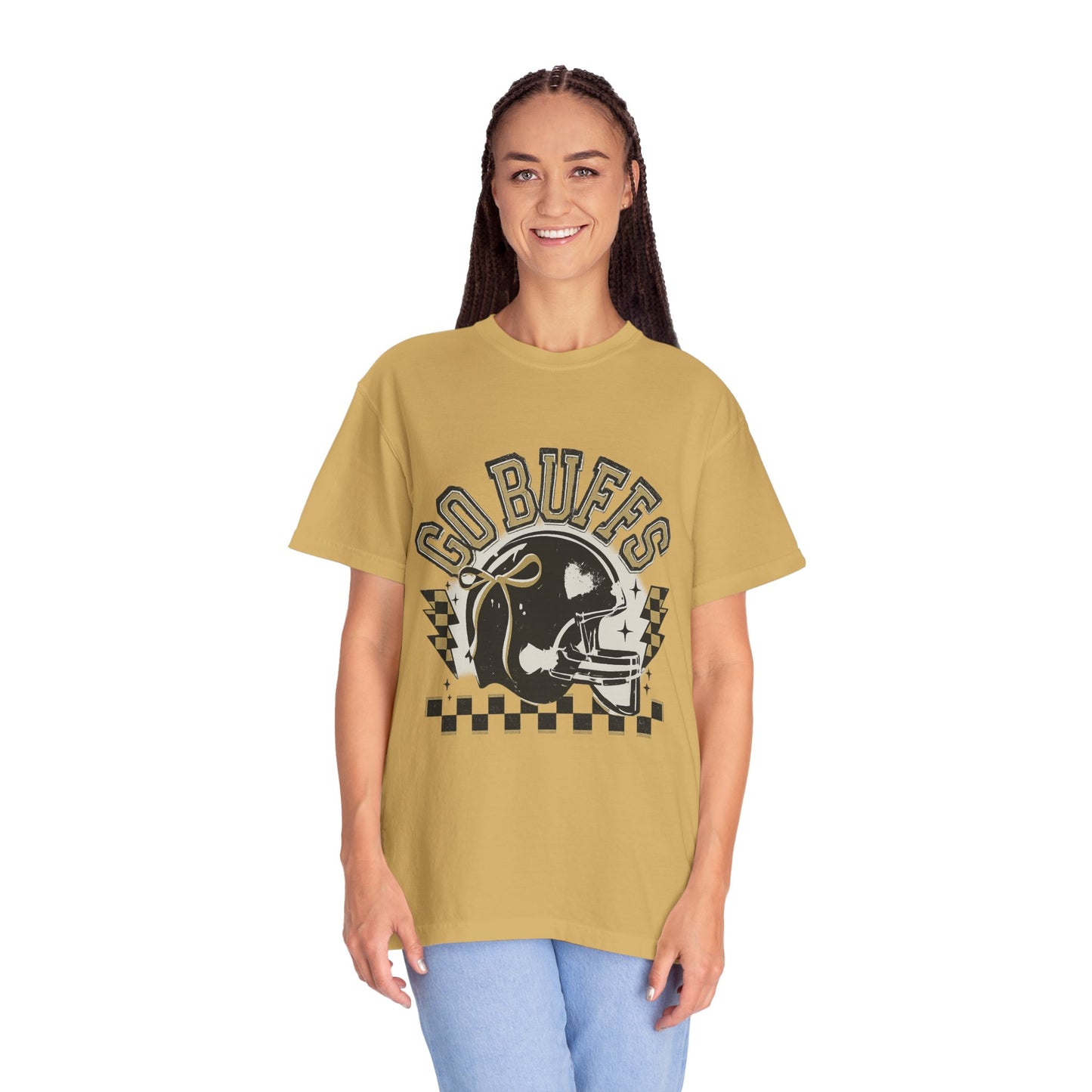 Vintage Sports Fan T-Shirt - Go Buffs Graphic Tee