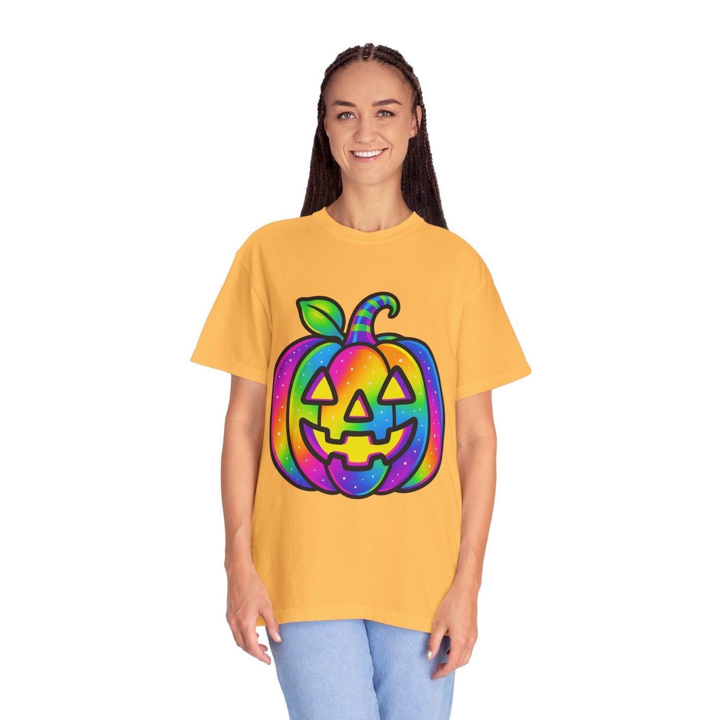 Colorful Pumpkin T-shirt for Halloween