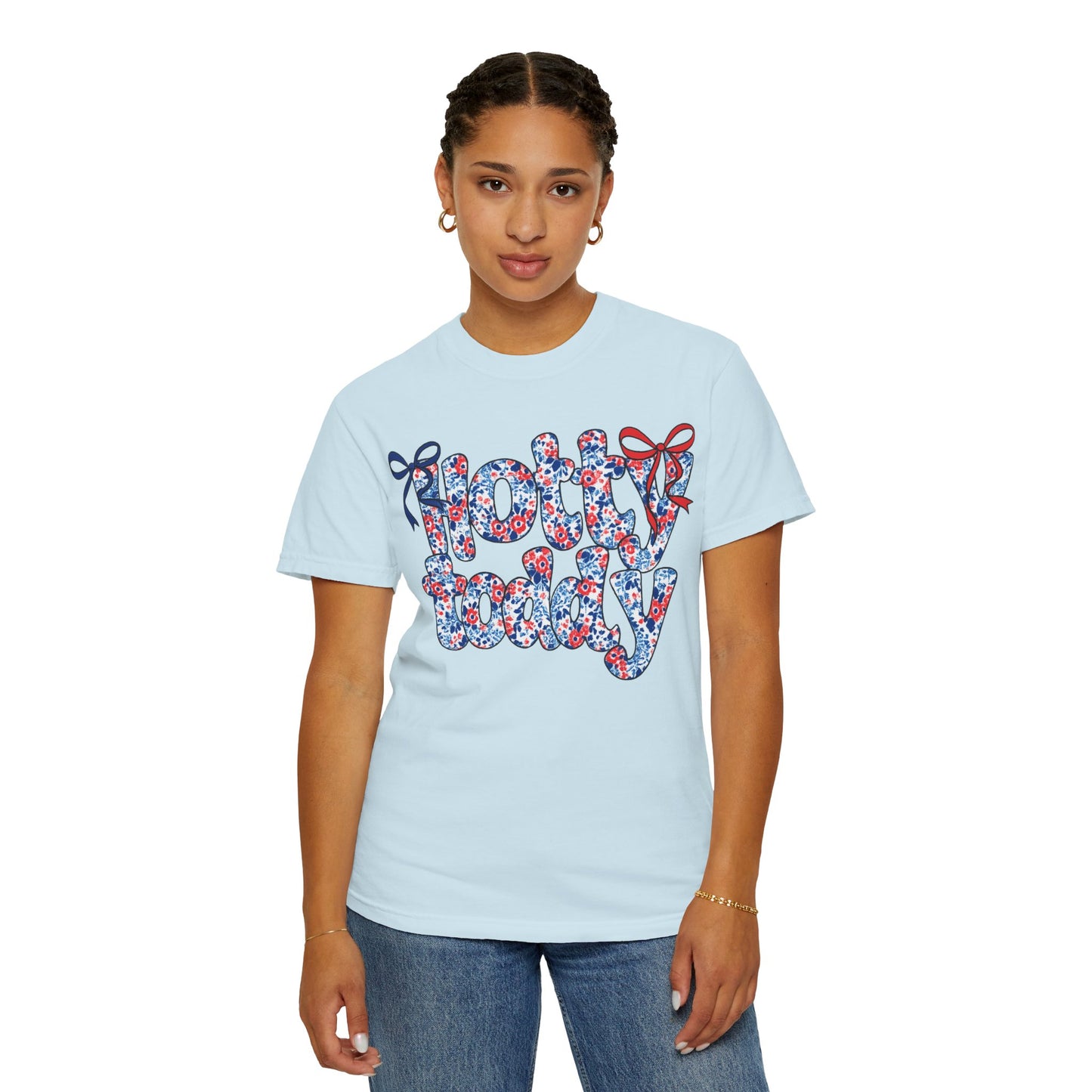 Floral Hotty Toddy Coquette Bow T-Shirt