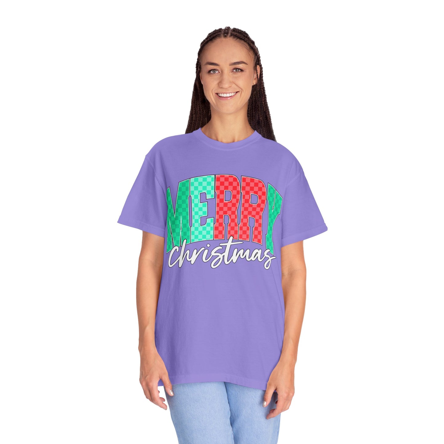 Merry Christmas Unisex Garment-Dyed T-Shirt