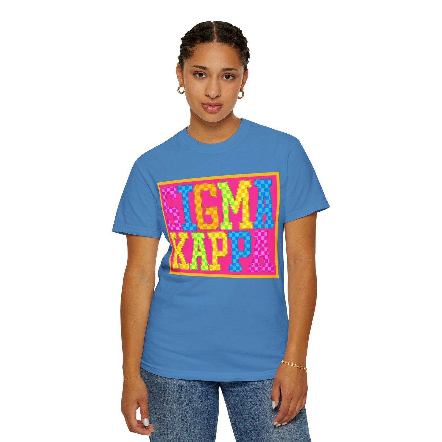 Colorful Sigma Kappa T-Shirt | Sorority Apparel