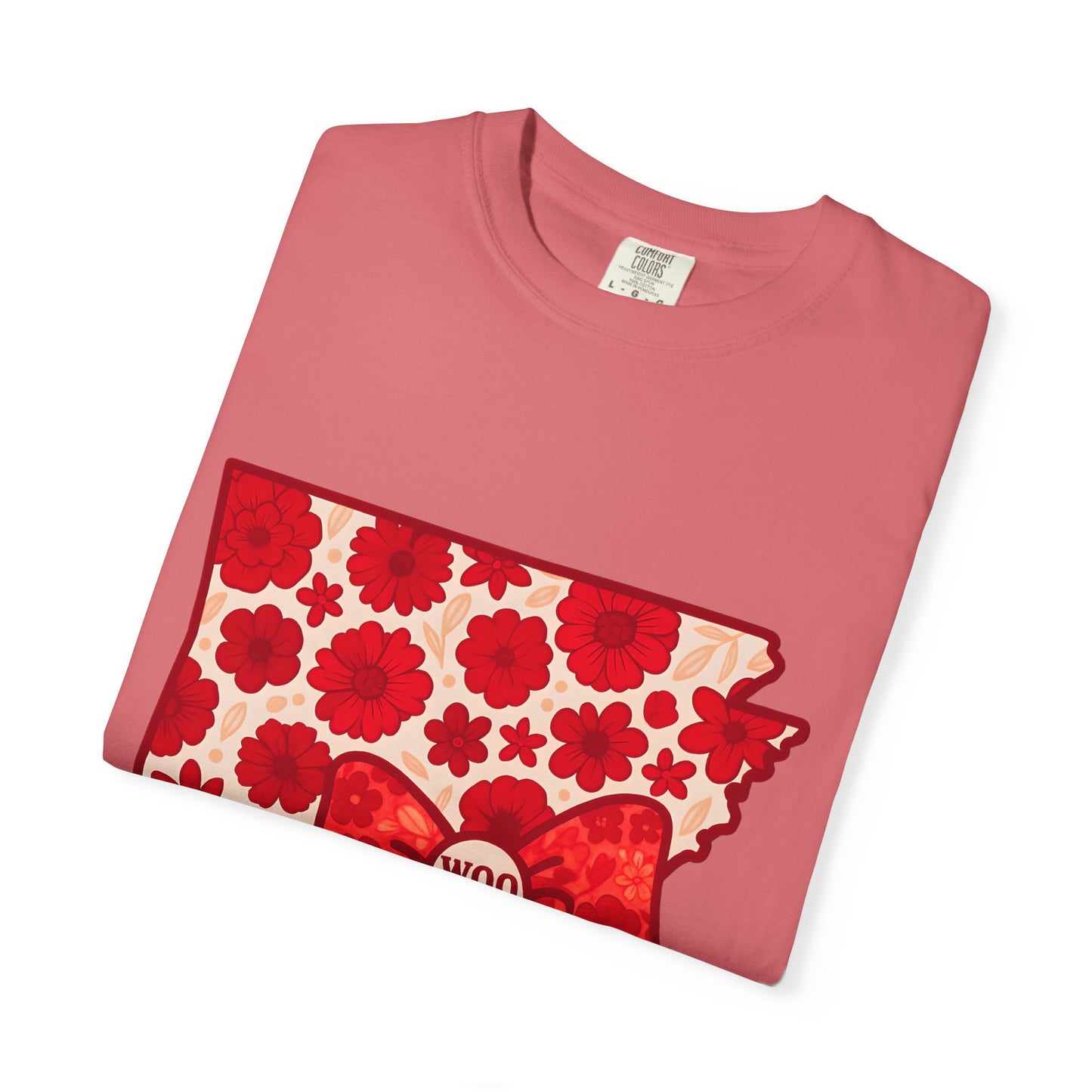 Arkansas Floral T-shirt - Women's & Men's Gift, Summer Tee, State Pride Shirt, Comfort Colors