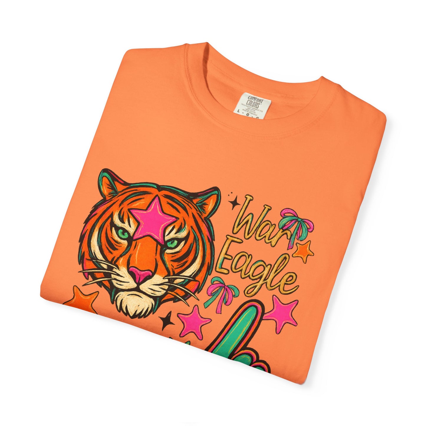 Vintage Preppy Tiger Football Game Day Unisex T-shirt