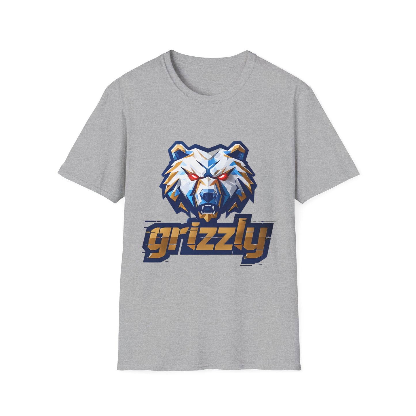 Grizzly Memphis Bear Graphic Tee, Unisex Softstyle T-Shirt, Memphis Basketball Fan, Memphis Grizz, 901, Go Grizz