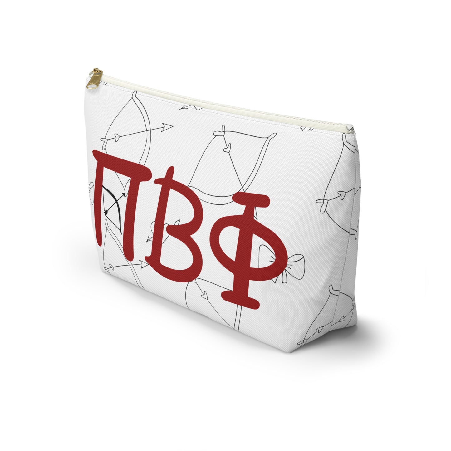 Pi Beta Phi Stylish Accessory Pouch, Personalized Cosmetic Bag, Ideal Gift for Friends, Perfect for School, Travel & Organization