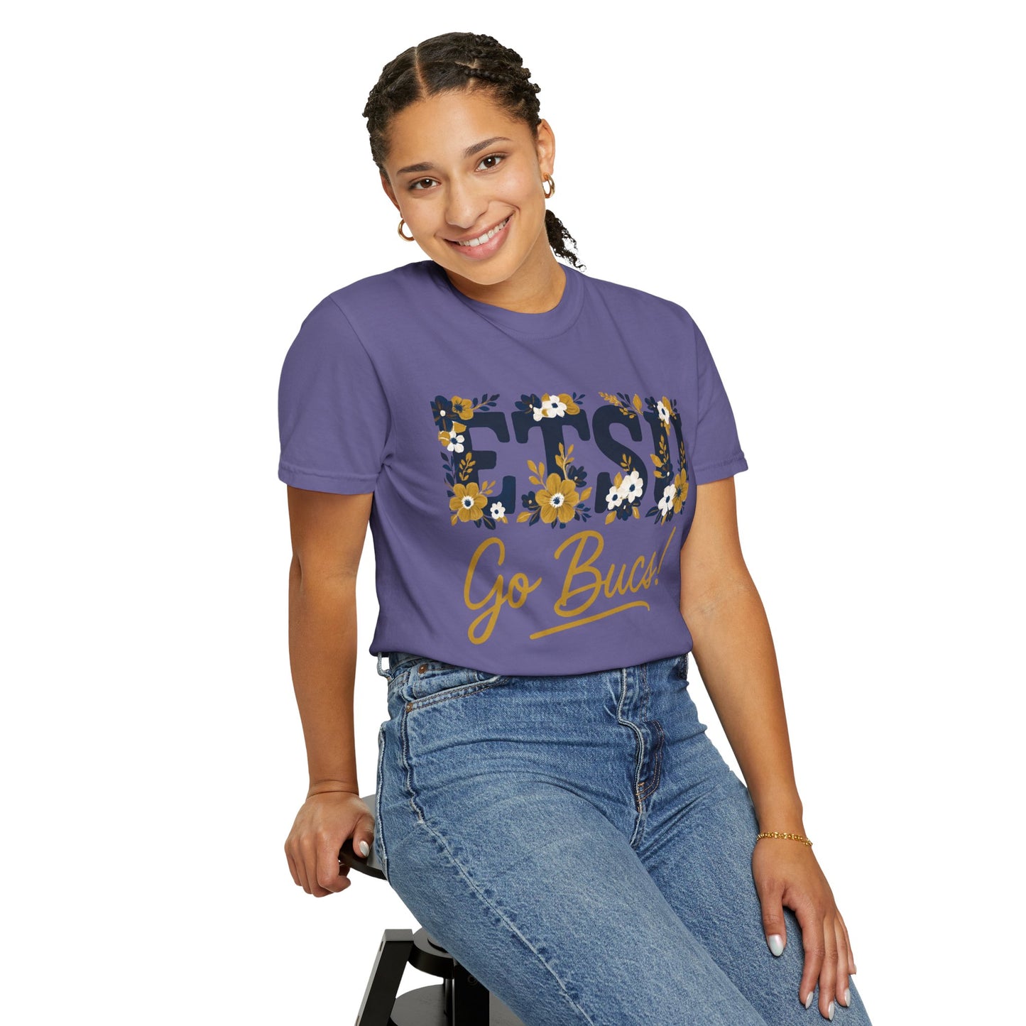 Floral Go Bucs Unisex T-shirt - College Apparel