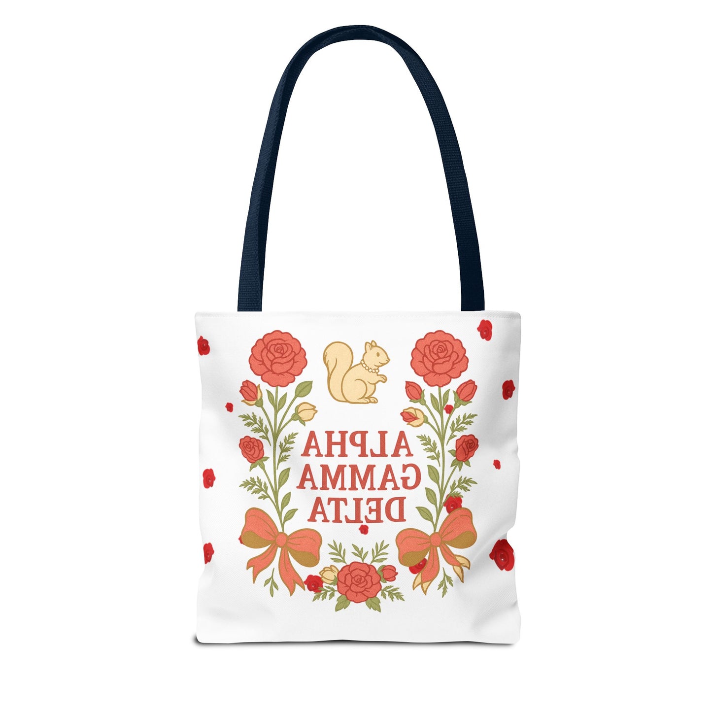 Floral Tote Bag | Alpha Gamma Delta Collection | Perfect for Sorority Events & Graduates