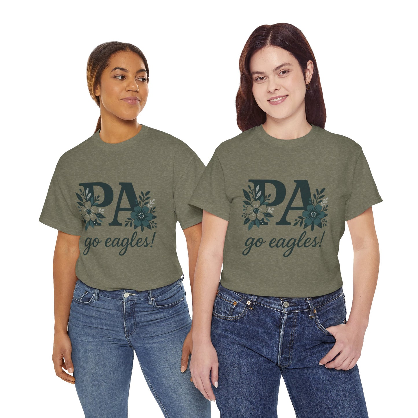 Floral PA Eagles Tee