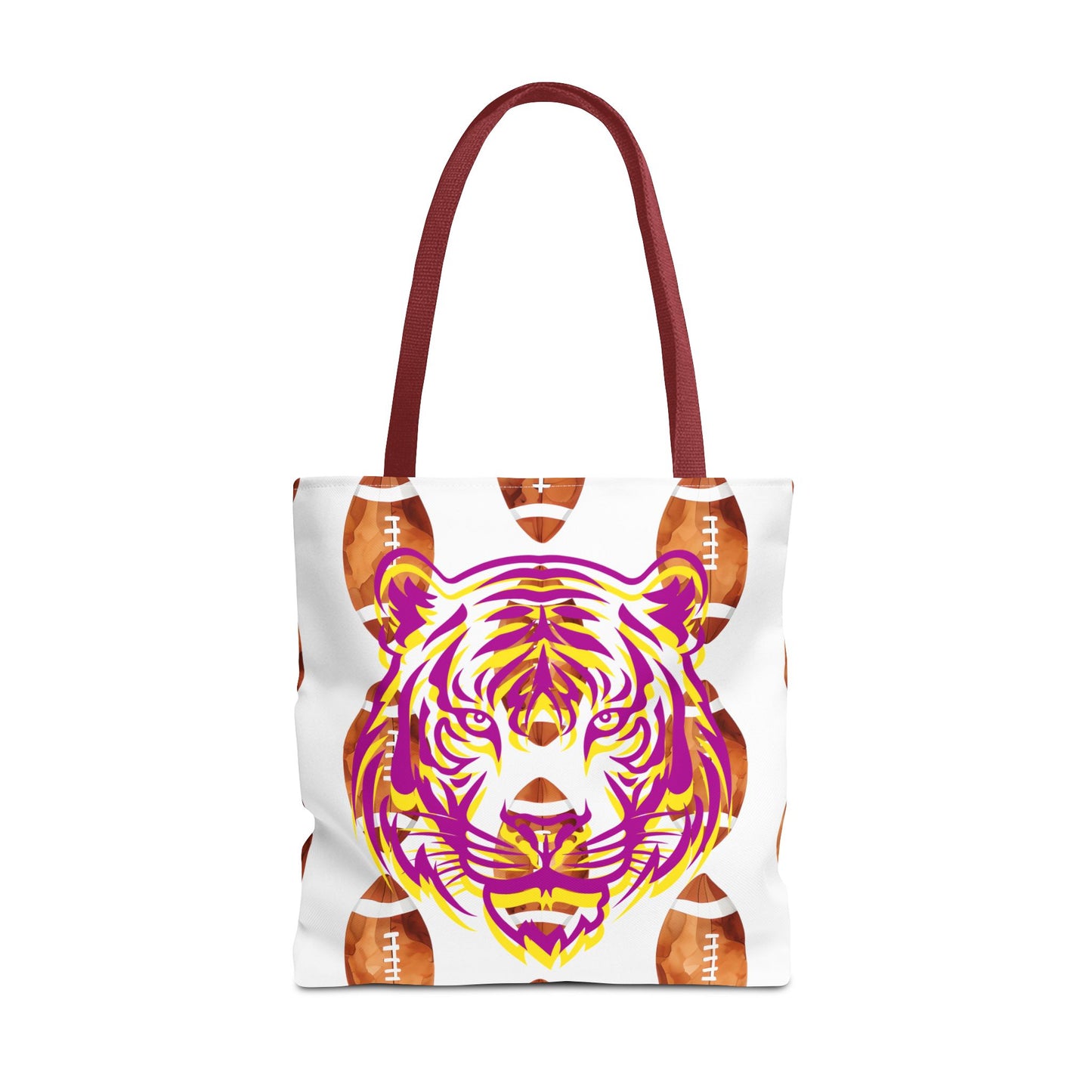 Vibrant Tiger Print Tote Bag - LSU Fans Gift