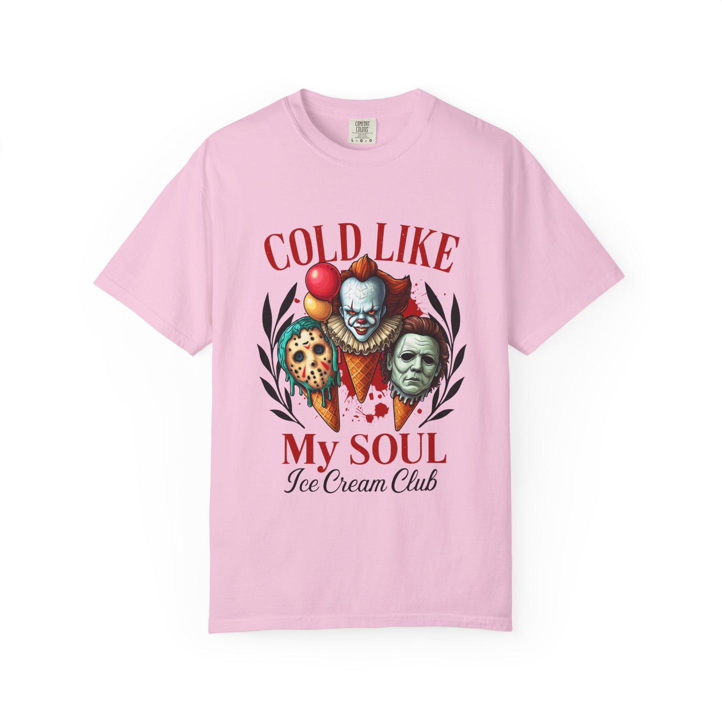 Chilling Soul T-Shirt, Vintage Horror Tee, Unisex Graphic Shirt, Ice Cream Lovers Gift, Fun Movie Merch