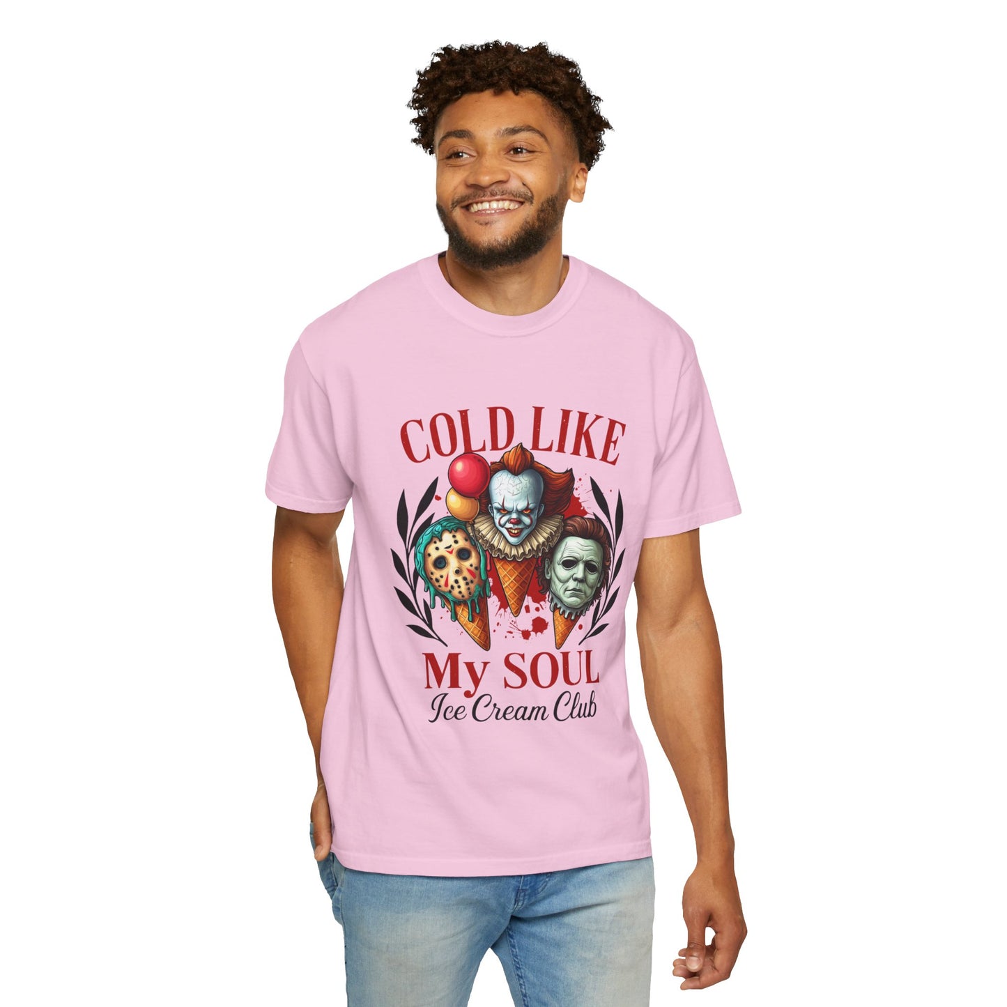 Chilling Soul T-Shirt, Vintage Horror Tee, Unisex Graphic Shirt, Ice Cream Lovers Gift, Fun Movie Merch