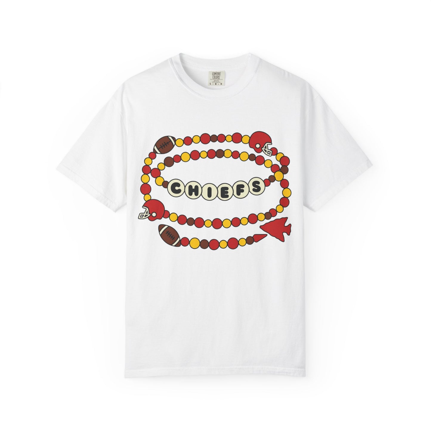 Swiftie approved chief bracelet  Fan T-Shirt | Sports Apparel, Game Day Shirt, Unisex Tee, NFL Fashion, Gift for Football Lovers